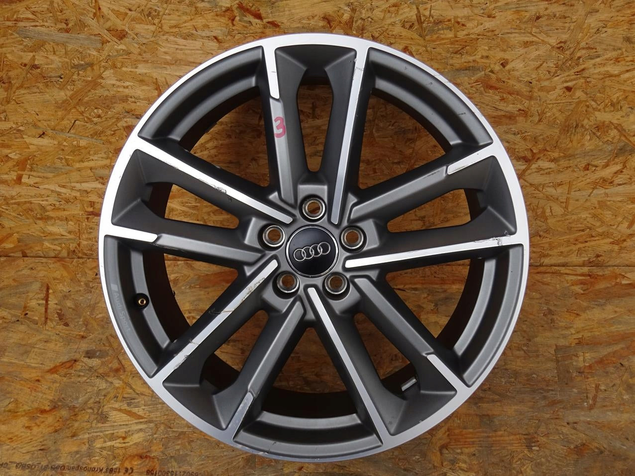  1x aluminum rim Audi A1 A6 aluminum rim 18 inch 7.5J 5x112 46ET 82A601025AF  product image