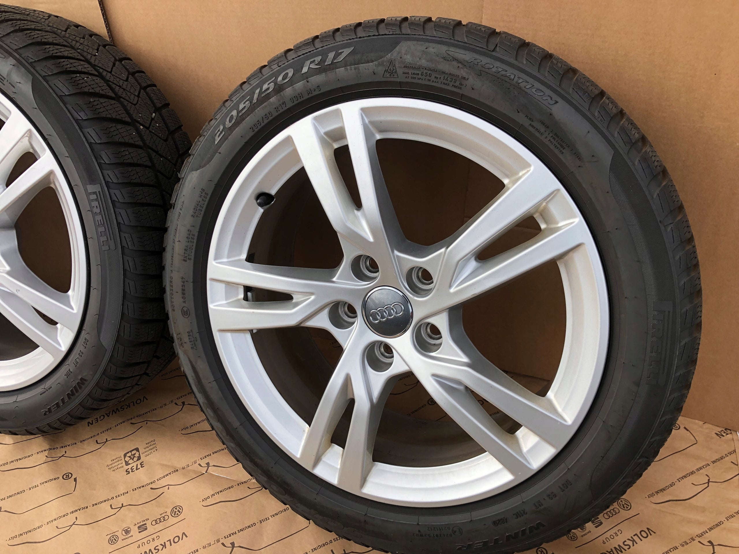 Alu Felge Audi A3 S3 Aluminum rim 17 Zoll 6.5J 5x112