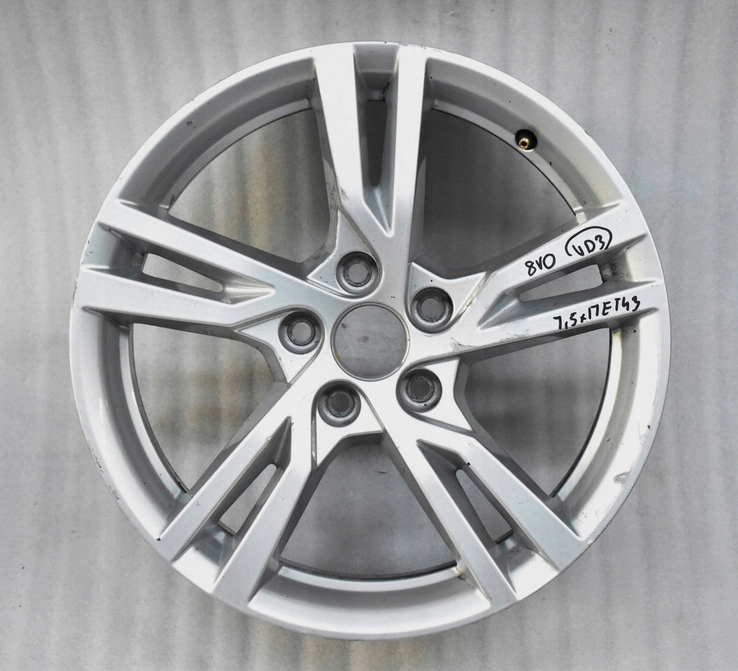  1x aluminum rim Audi A3 S3 aluminum rim 17 inch 7.5J 5x112 43ET 8V0601025DD  product image