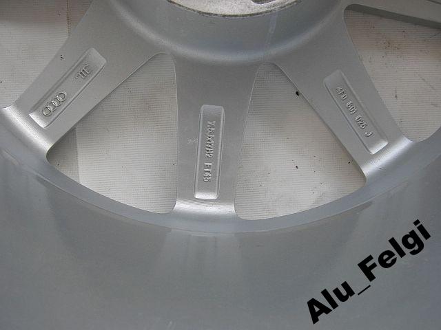 1x Alu Felge Audi A8 A4 A6 Aluminum rim 17 Zoll 7.5J 5x112 45ET 4F0601025J