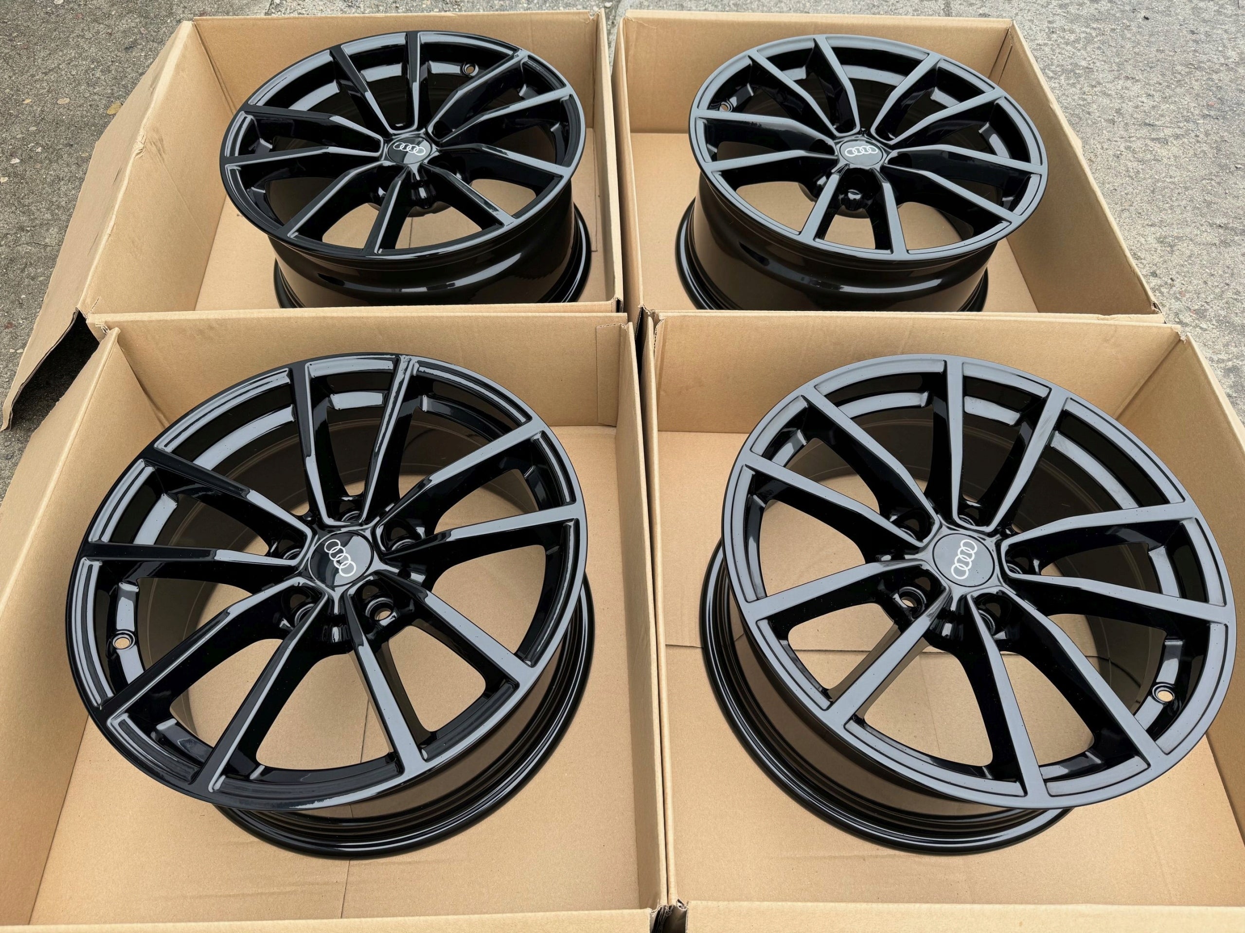 Alu Felge Audi A4 A6 Aluminum rim 17 Zoll 7.5J 5x112 30ET