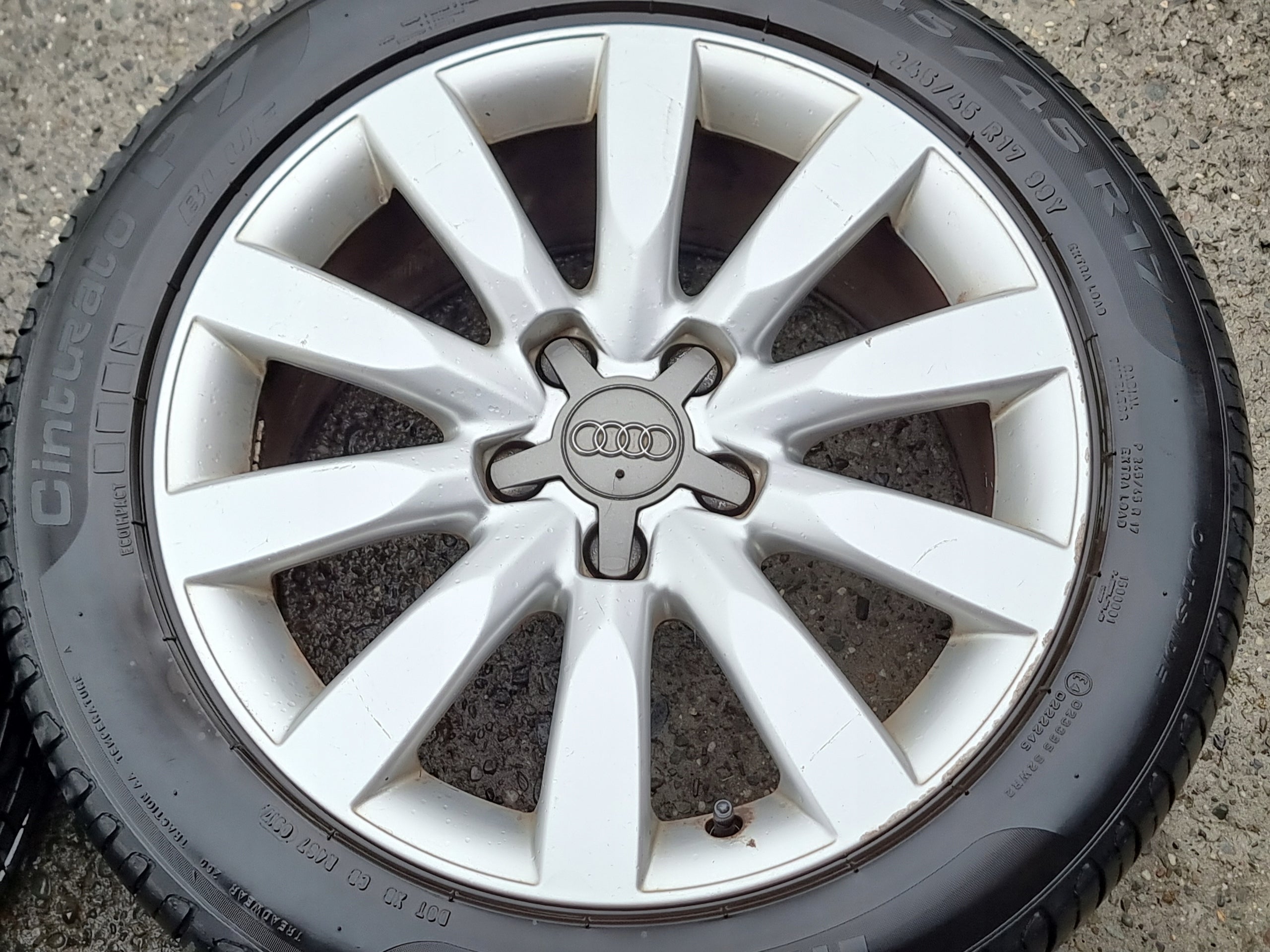 Alu Felge Audi A4 Aluminum rim 17 Zoll 8.0J 5x112 47ET 8K0601025C