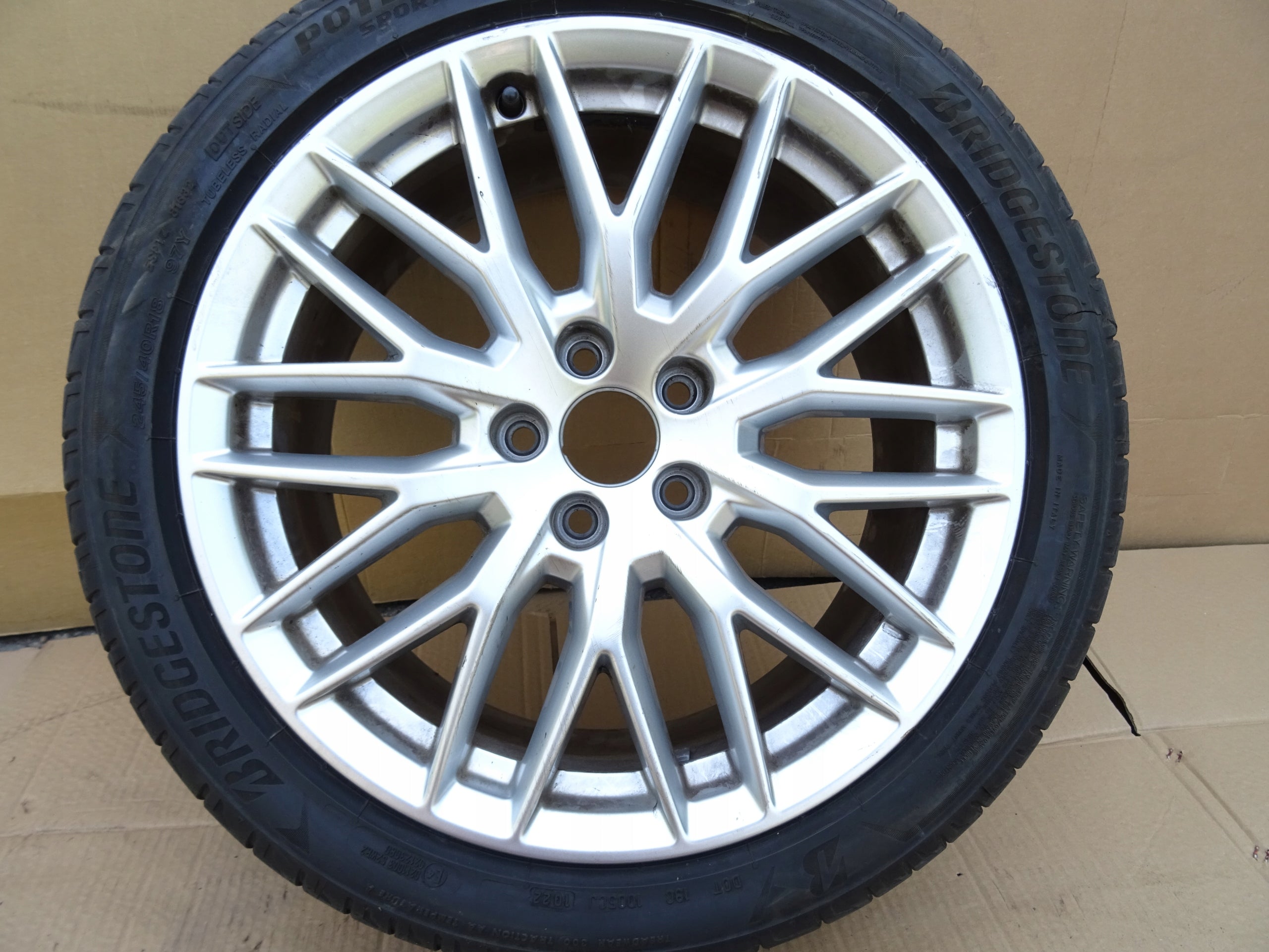  1x aluminum rim Audi A4 Aluminum rim 18 inch 8.0J 5x112 40ET 8W0601025BB  product image