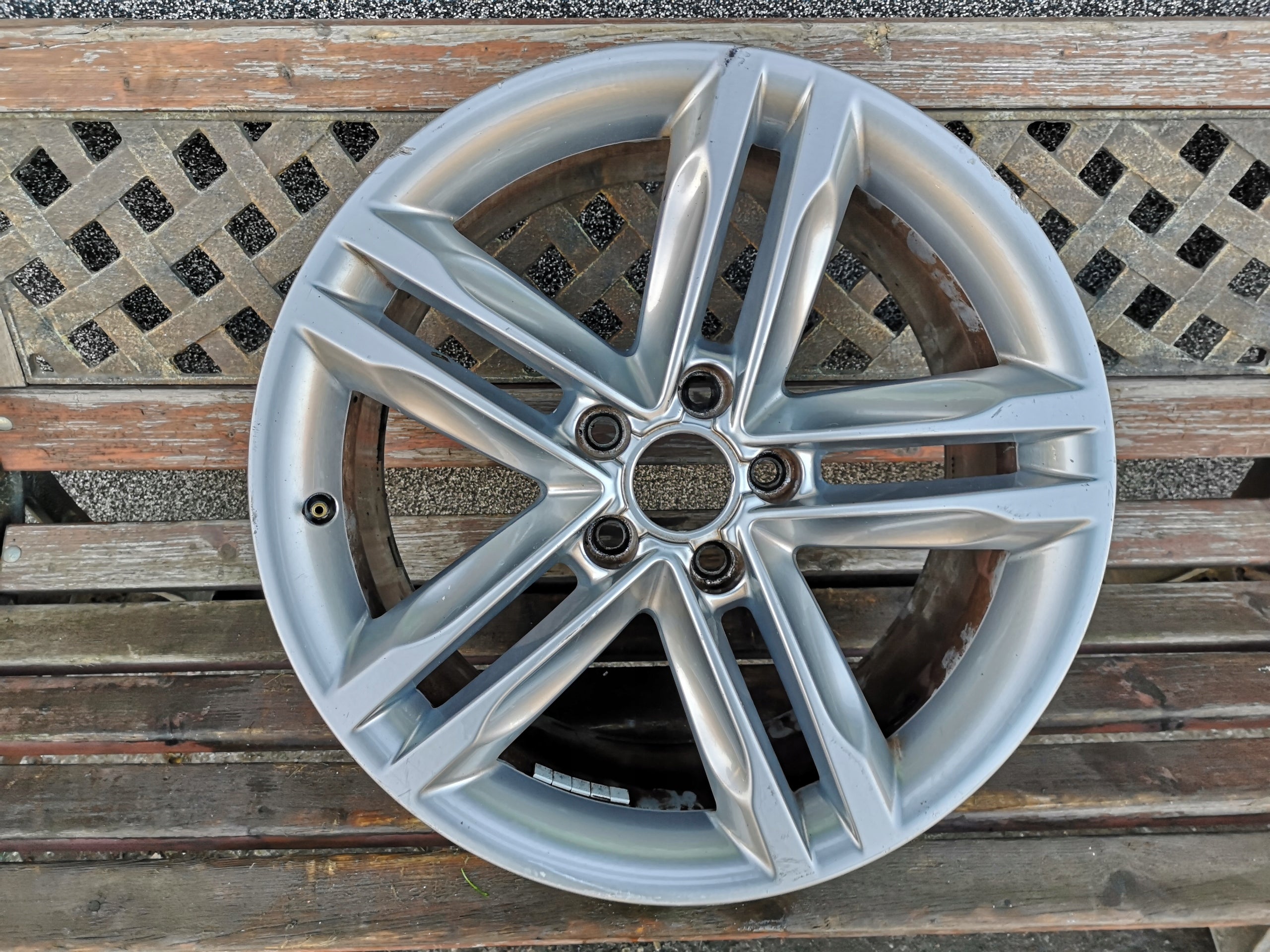  1x aluminum rim Audi A4 aluminum rim 18 inch 8.0J 5x112 47ET 8K0601025CQ  product image