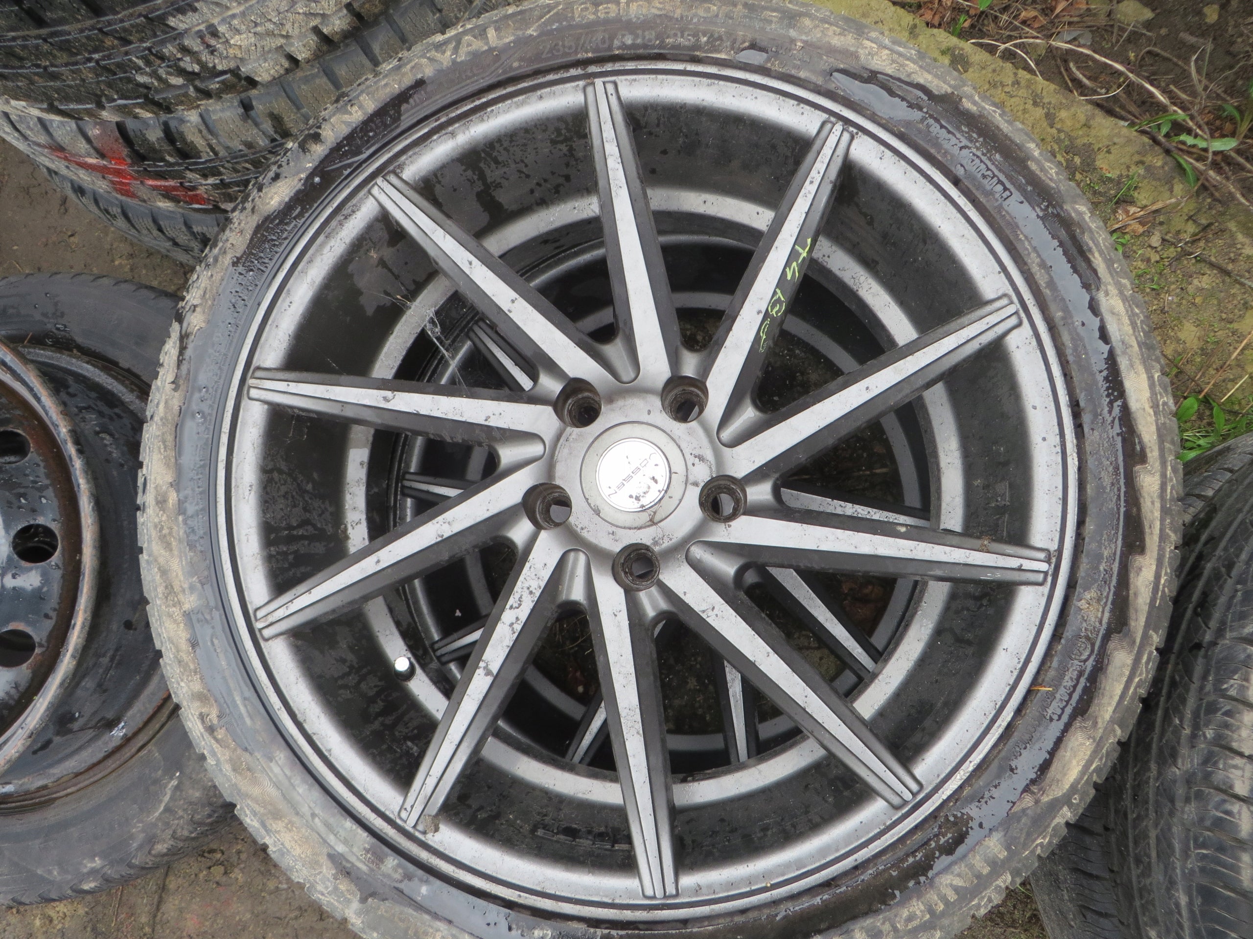  1x Alu Felge Audi A4 Aluminum rim 18 Zoll 8.0J 5x112 product image