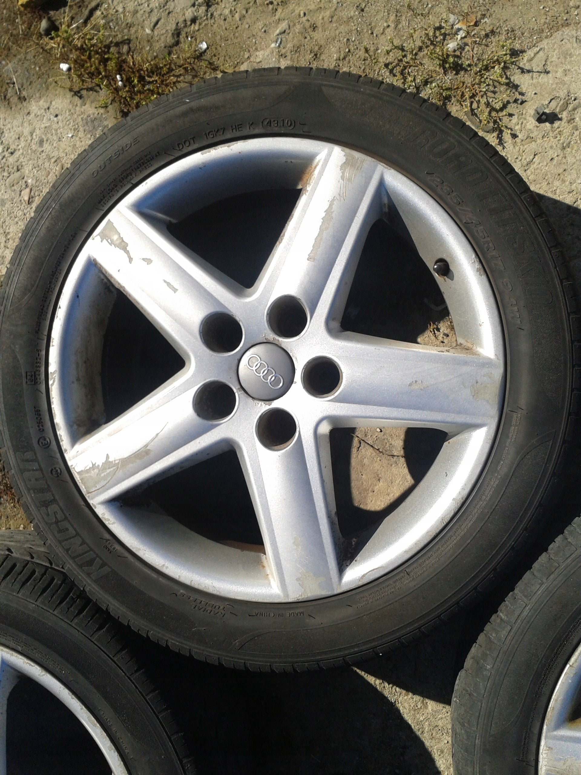 Alu Felge Audi A4 Aluminum rim 17 Zoll