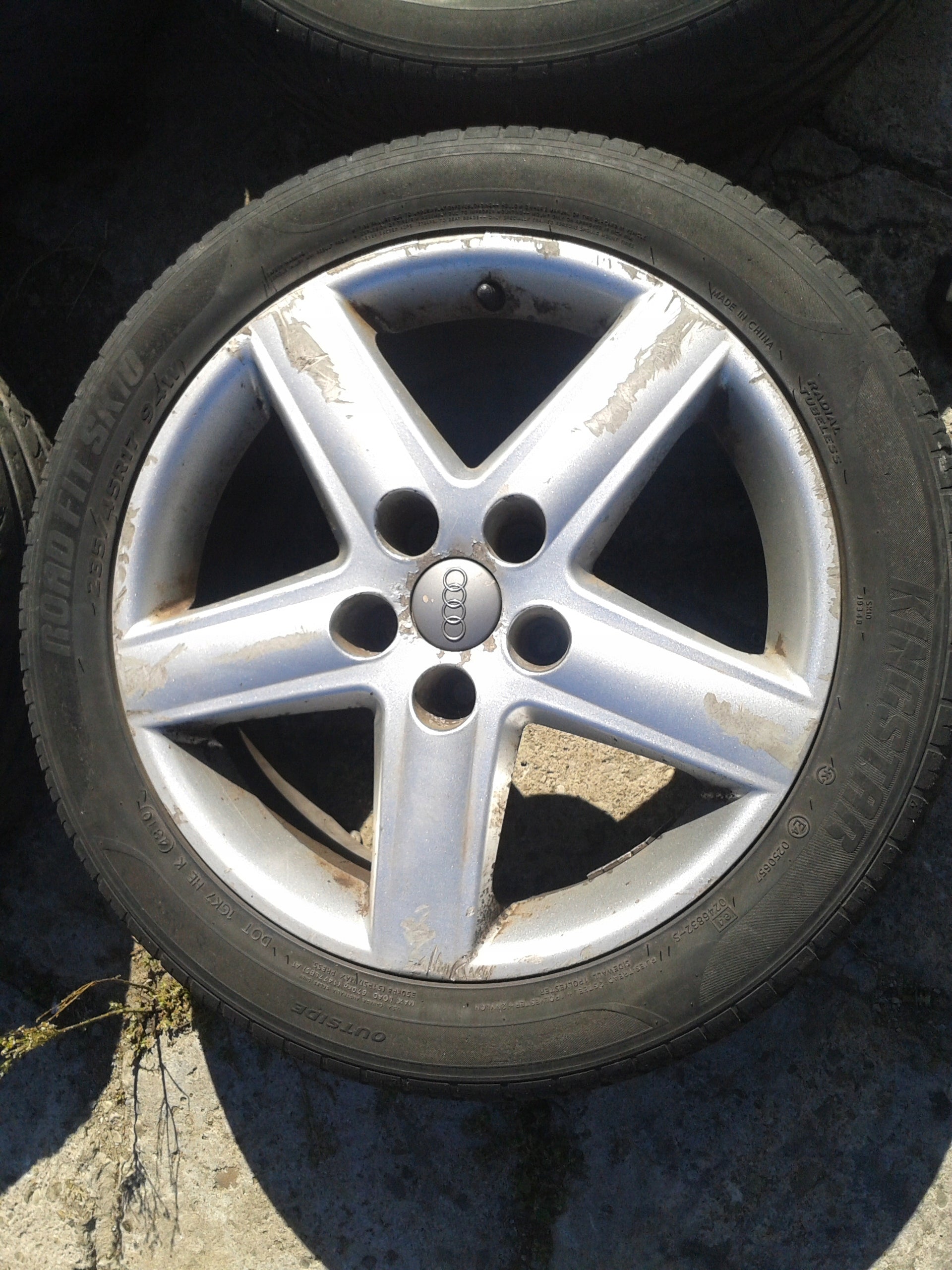 Alu Felge Audi A4 Aluminum rim 17 Zoll