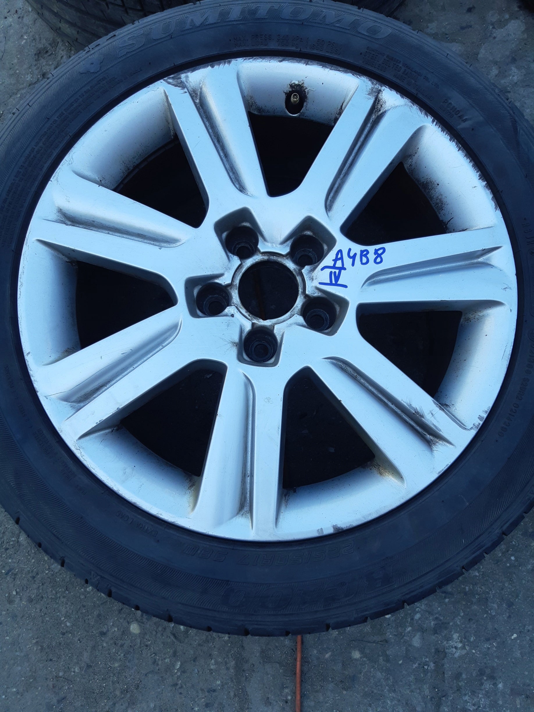 Alu Felge Audi A4 Aluminum rim 17 Zoll 7.5J 5x112 45ET 8K0601025B