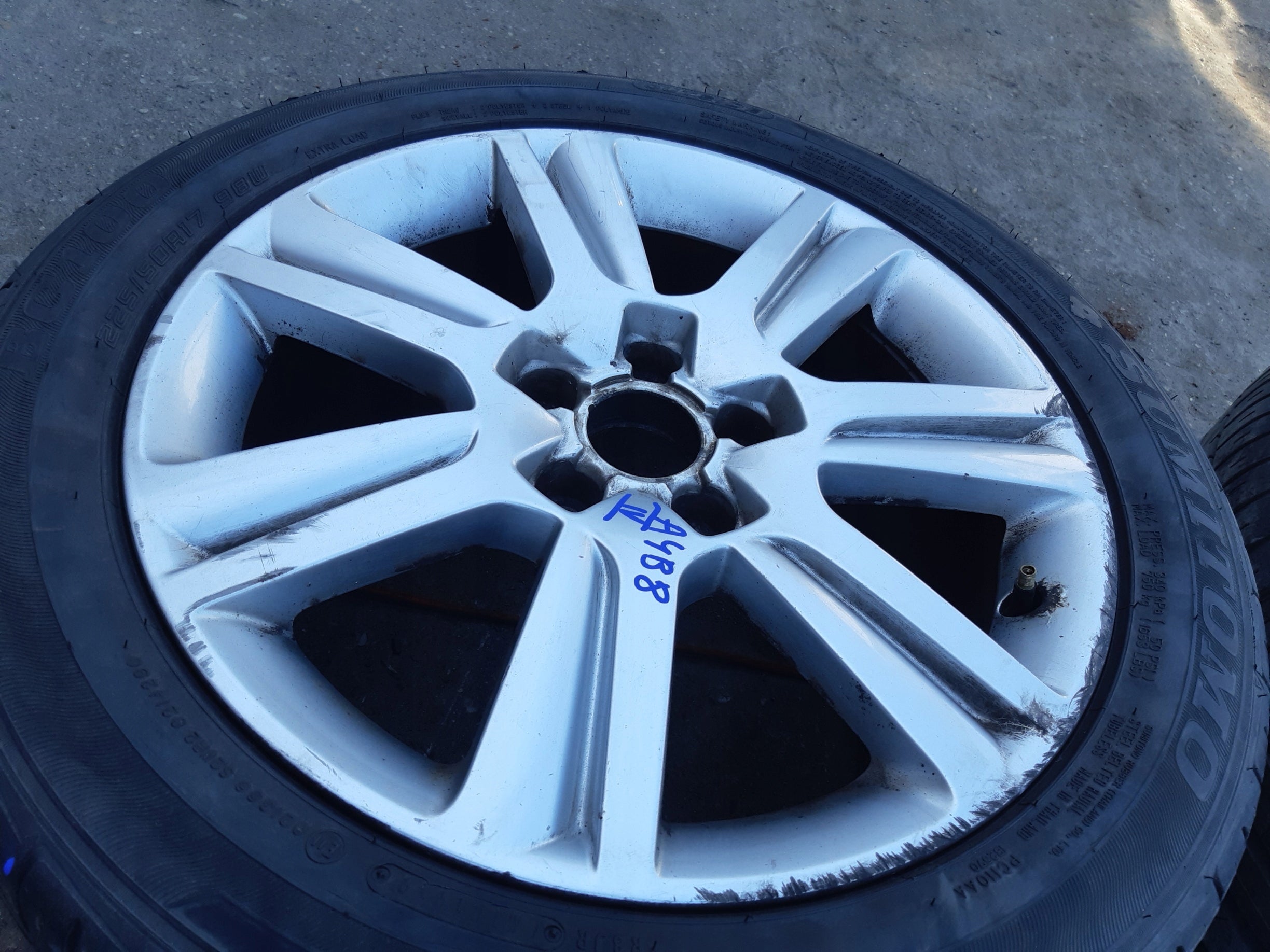 Alu Felge Audi A4 Aluminum rim 17 Zoll 7.5J 5x112 45ET 8K0601025B