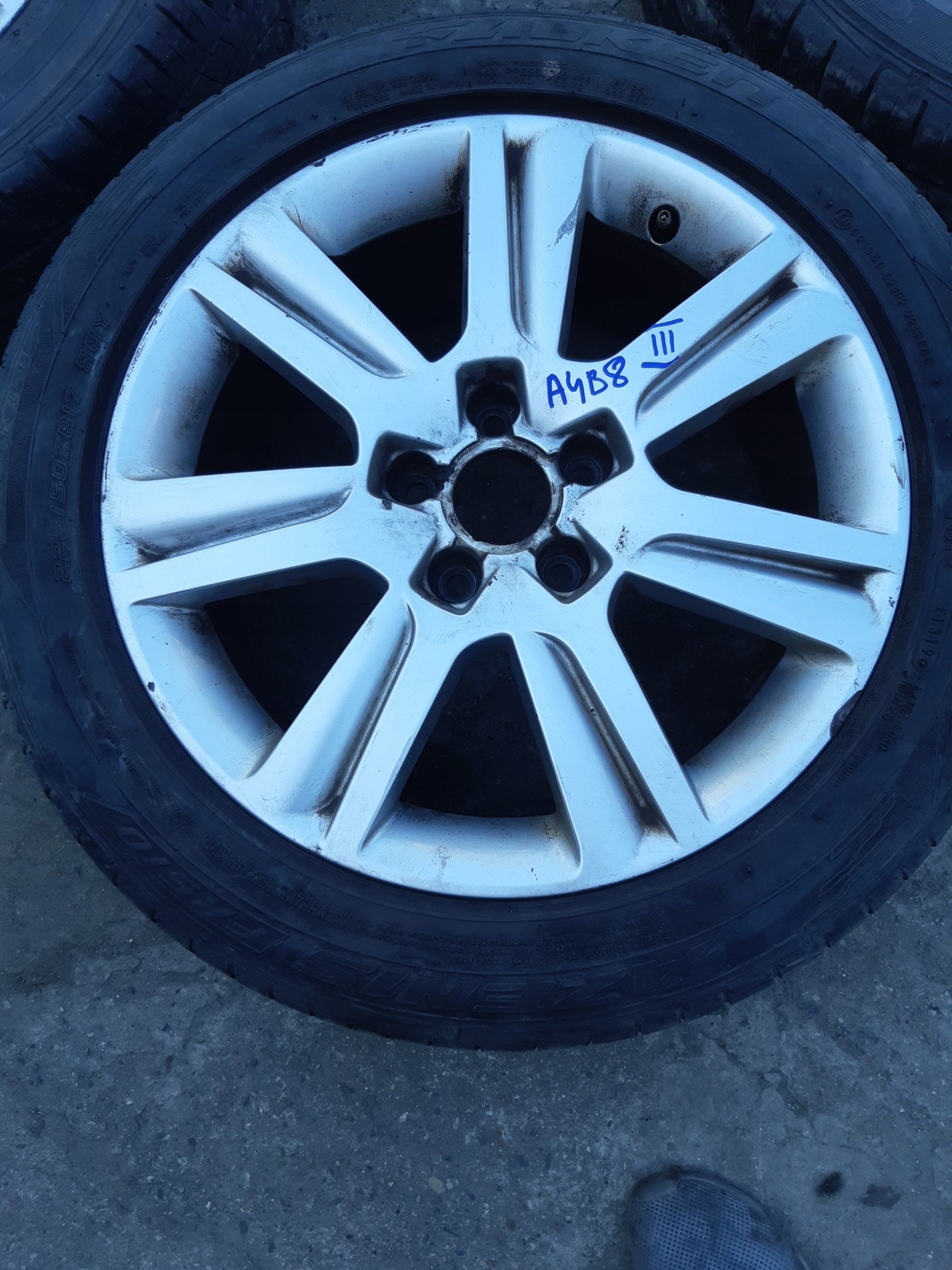 Alu Felge Audi A4 Aluminum rim 17 Zoll 7.5J 5x112 45ET 8K0601025B