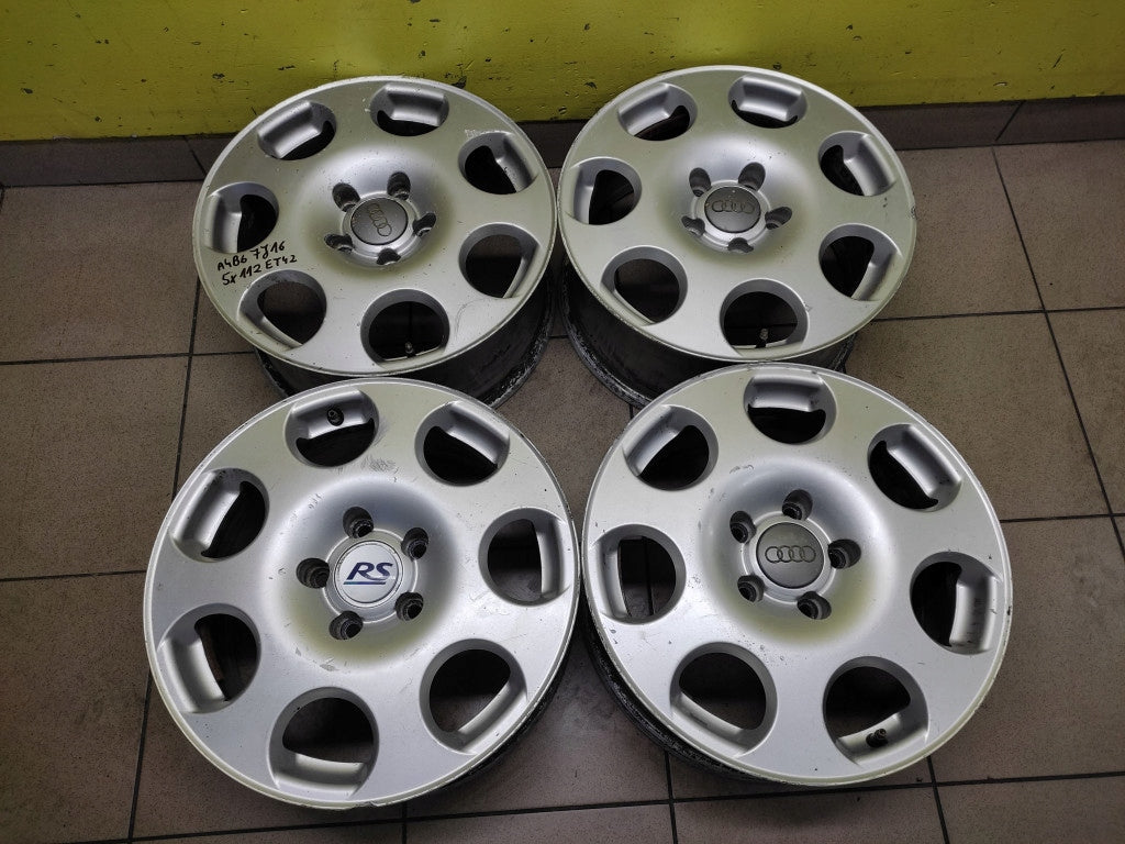 Alu Felge Audi A4 Aluminum rim 16 Zoll 7.0J 5x112 8E0601025F