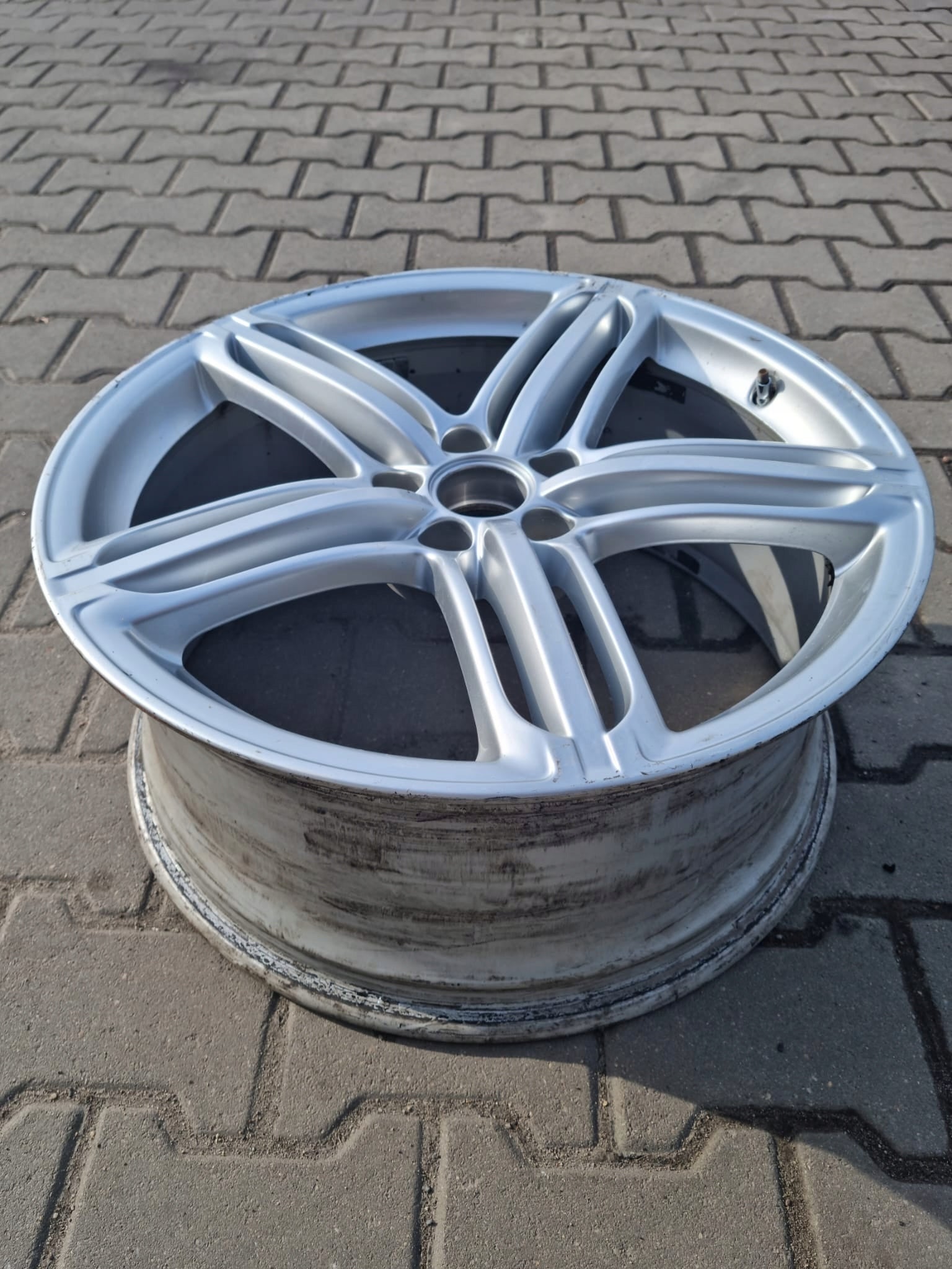 1x Alu Felge Audi A6 S5 A5 S6 Aluminum rim 20 Zoll 8.5J 5x112 45ET 4G0601025T