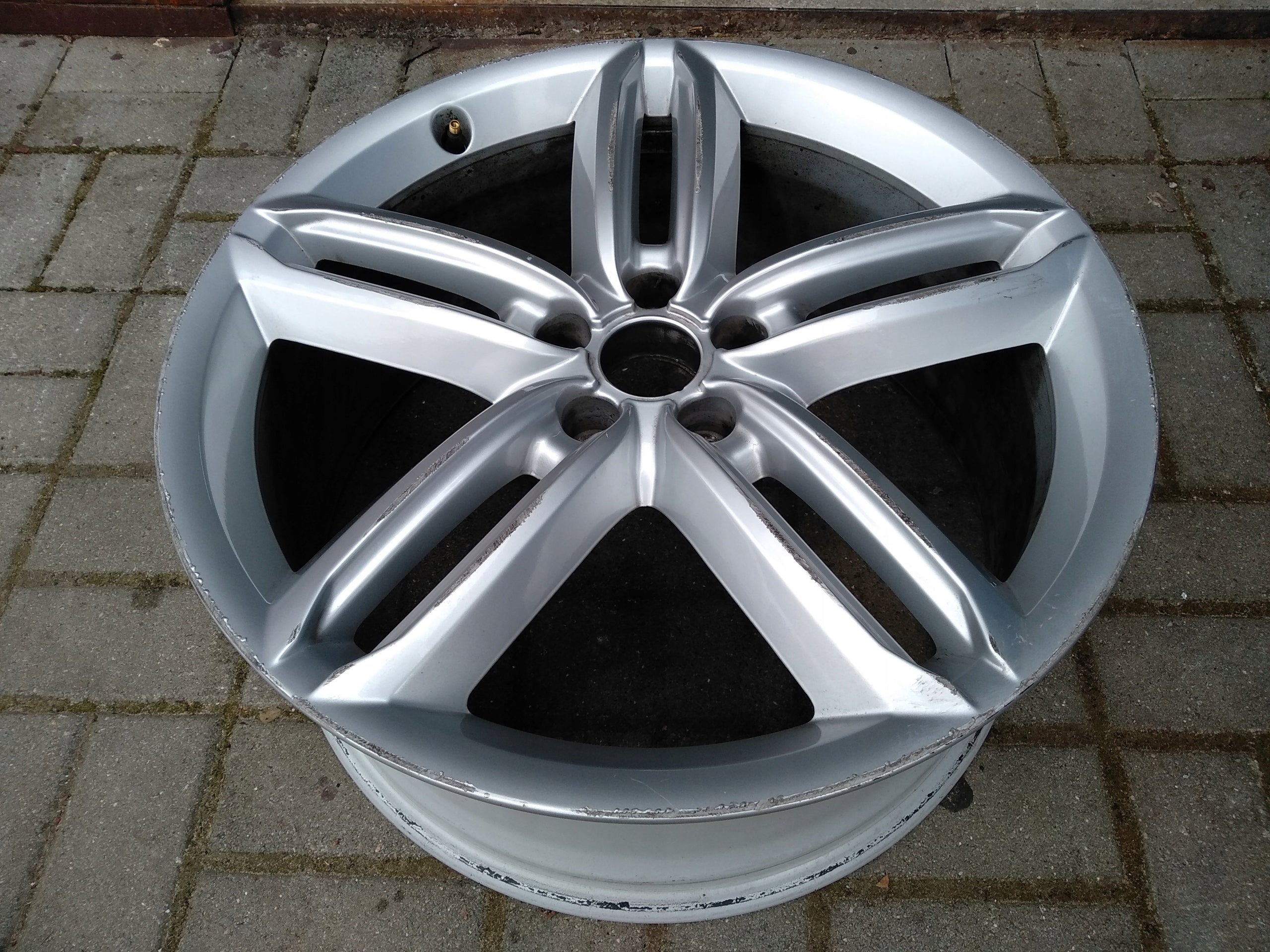 1x Alu Felge Audi allroad A6 Aluminum rim 20 Zoll 8.5J 5x112 43ET 4G9601025G