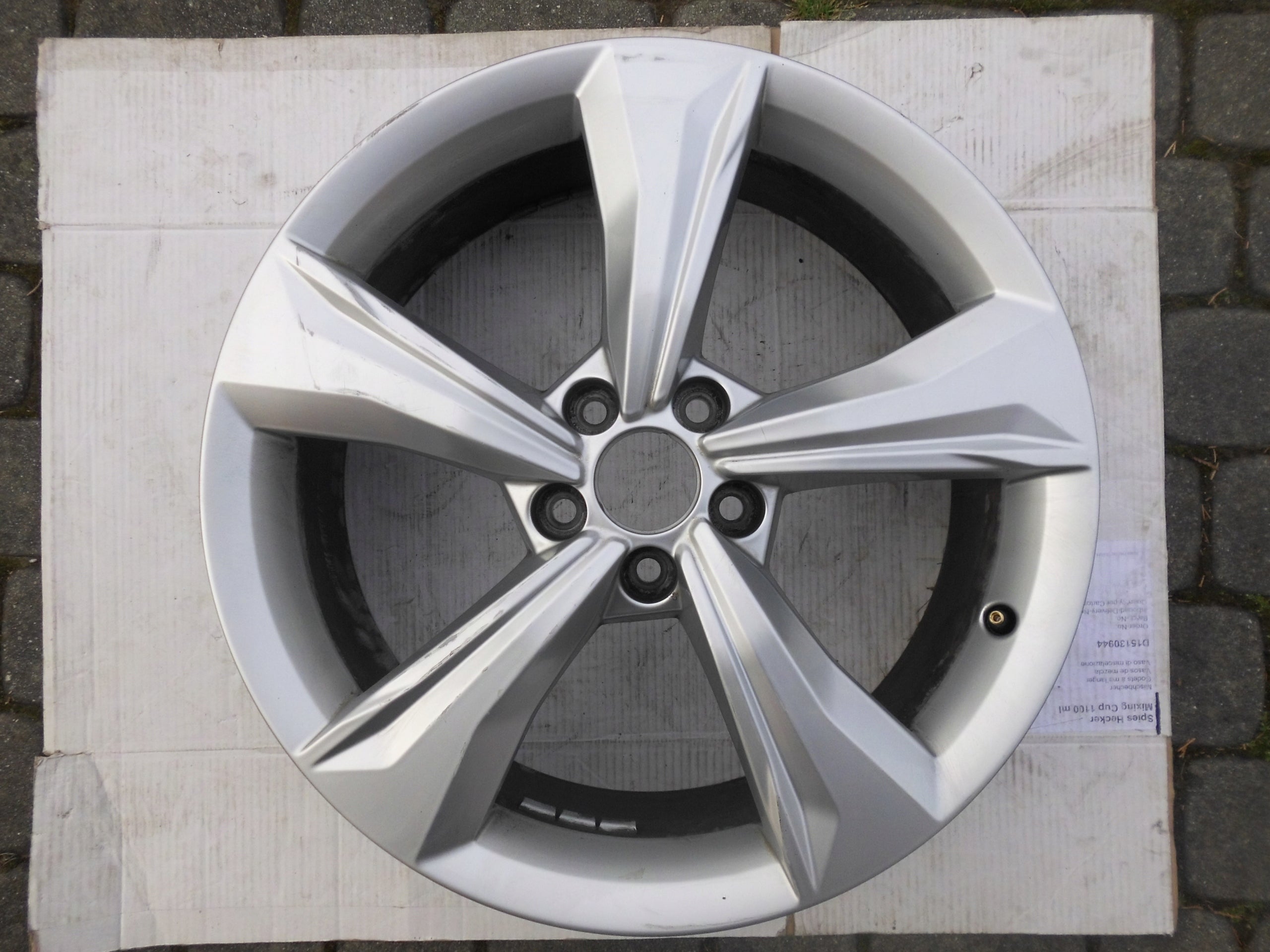  1x aluminum rim Audi Q5 A6 SQ5 Aluminum rim 19 inch 7.0J 5x112 34ET 80A601025K  product image