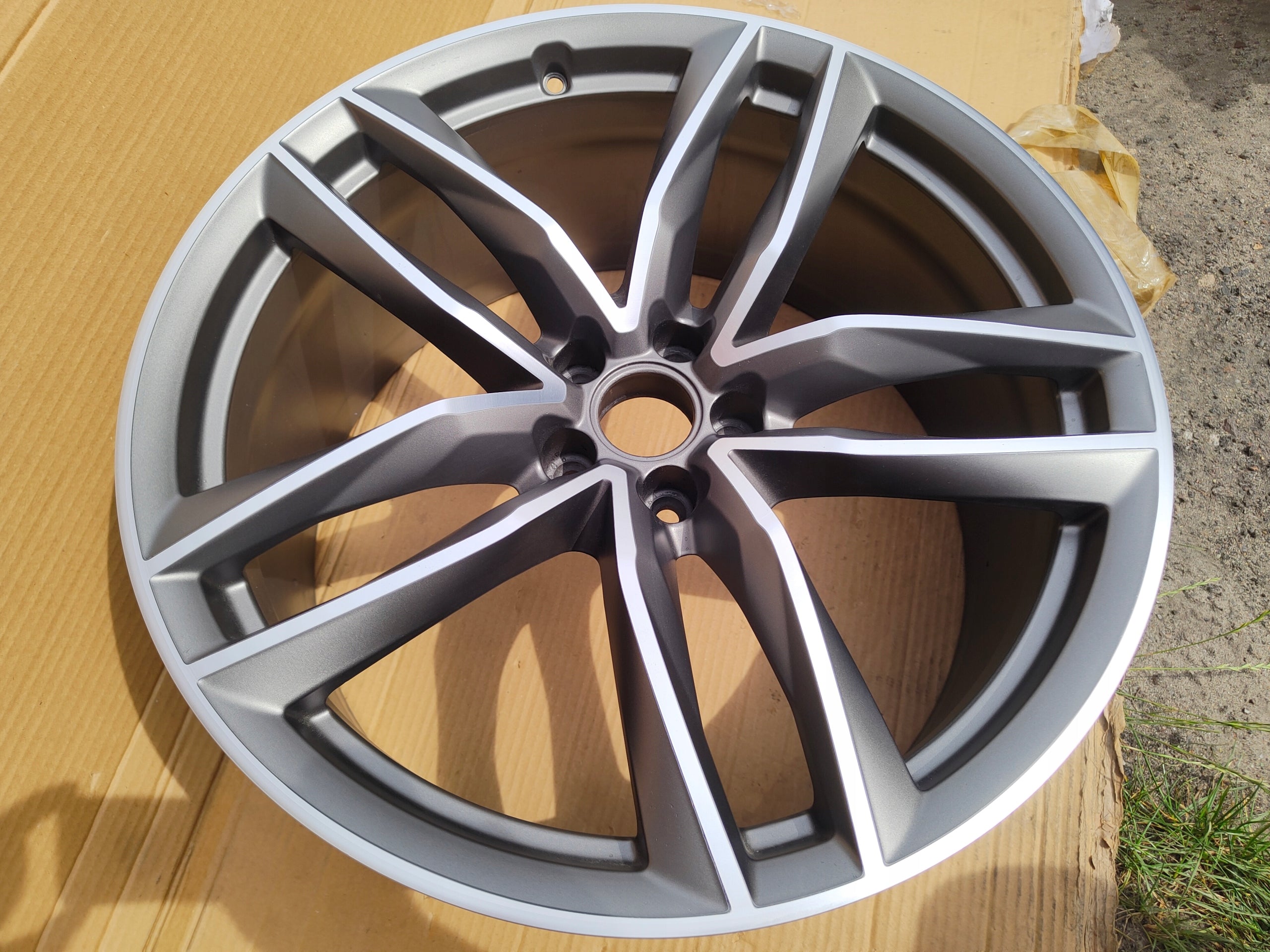 1x Alu Felge Audi RS6 S6 A6 Aluminum rim 21 Zoll 9.5J 5x112 25ET 4G0601025CF