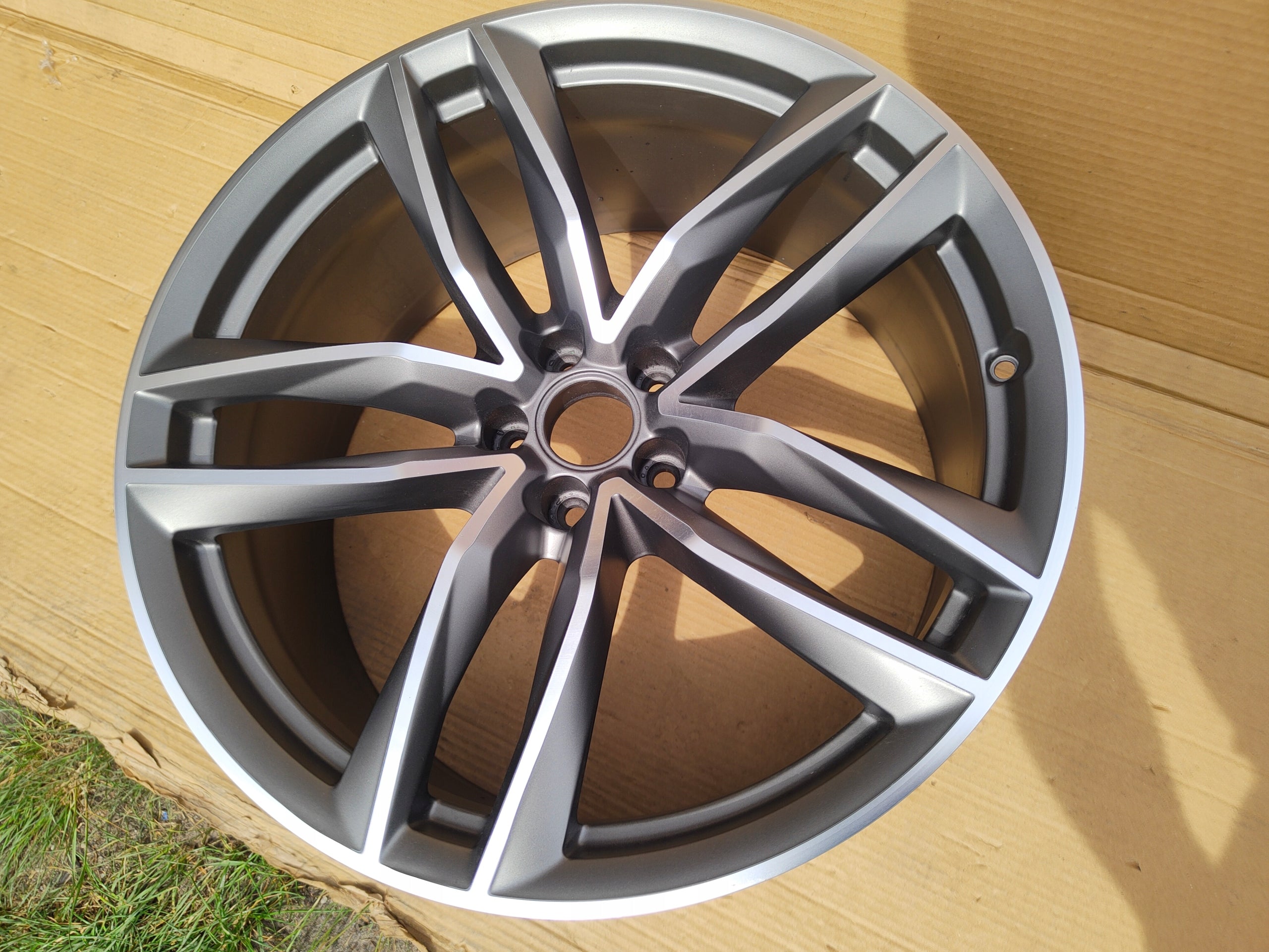 1x Alu Felge Audi RS6 S6 A6 Aluminum rim 21 Zoll 9.5J 5x112 25ET 4G0601025CF