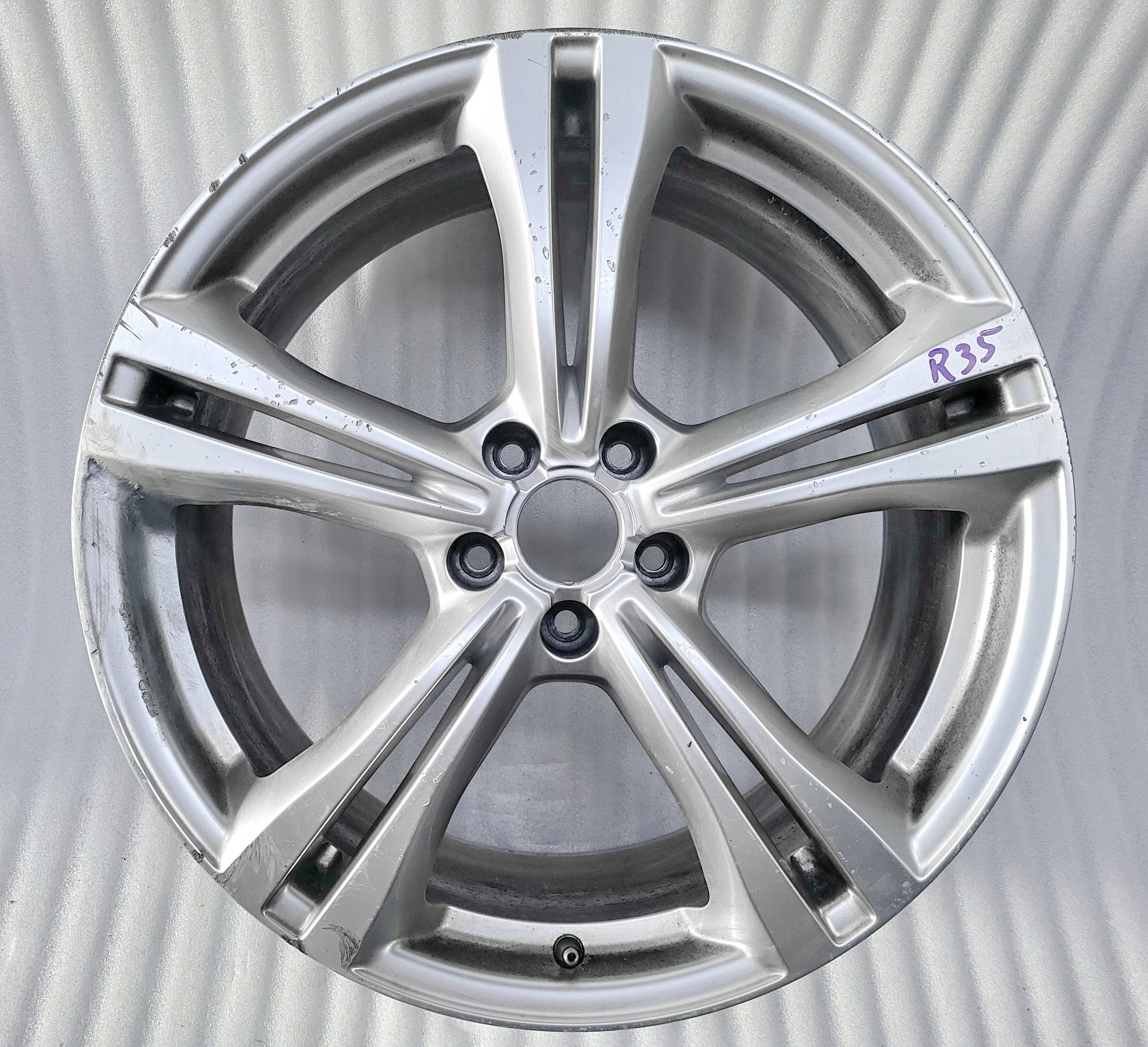 1x Alu Felge Audi A6 S6 Aluminum rim 20 Zoll 8.5J 5x112 45ET 4G0601025BT