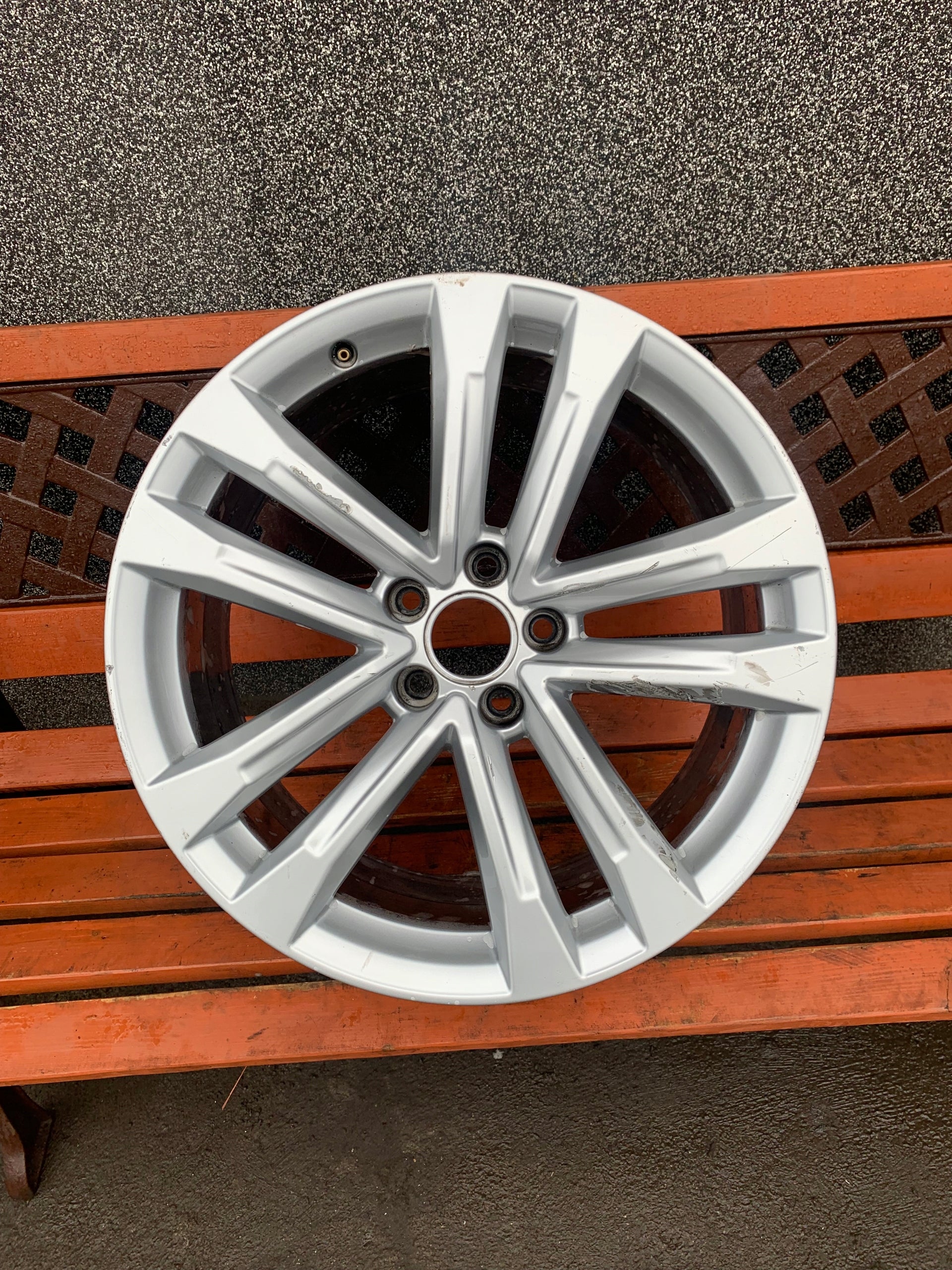  1x aluminum rim Audi A6 S6 aluminum rim 19 inch 8.5J 5x112 45ET 4G0601025CQ  product image