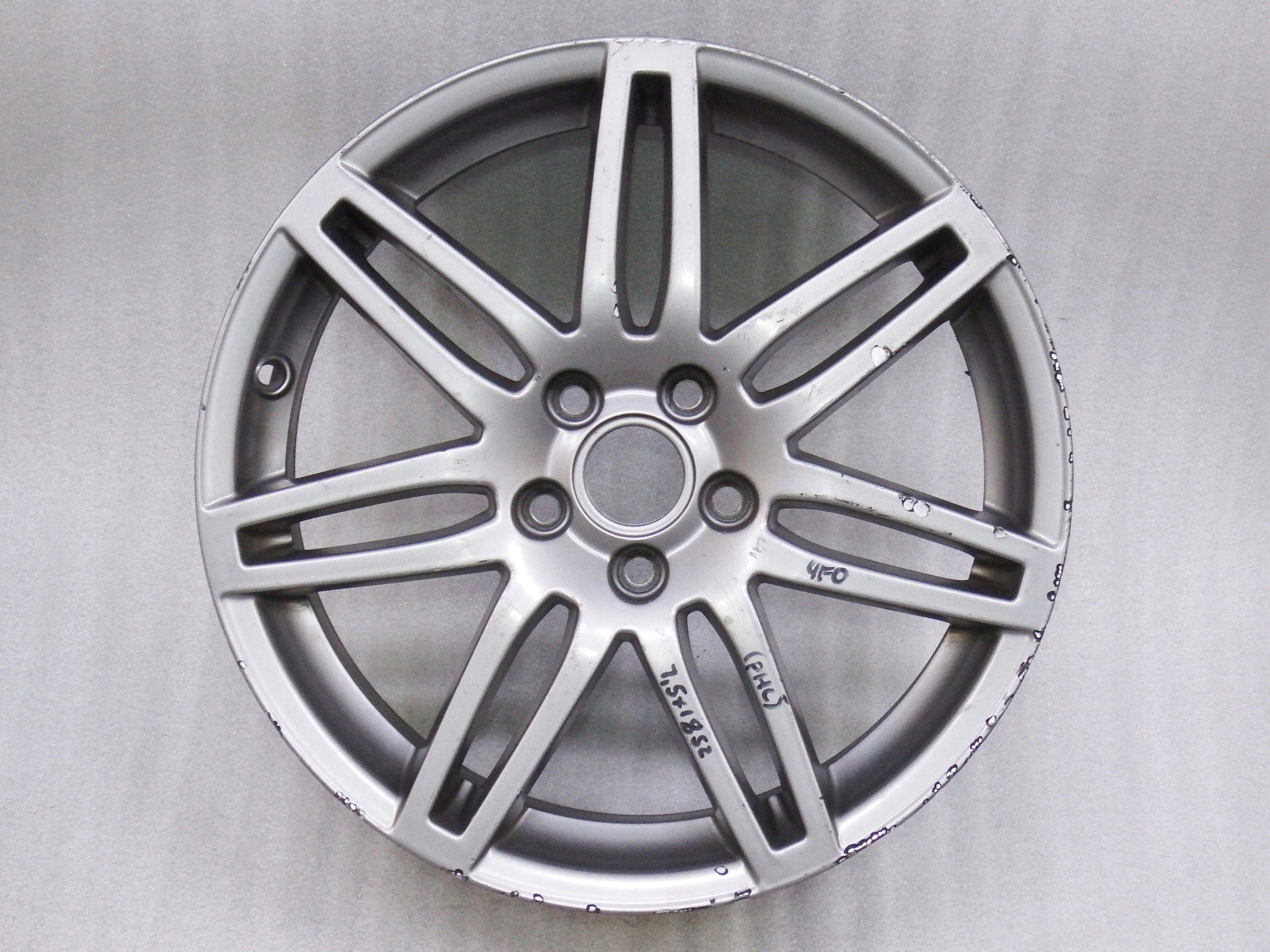 1x aluminum rim Audi A6 S6 Aluminum rim 18 inch 7.5J 5x112 52ET 