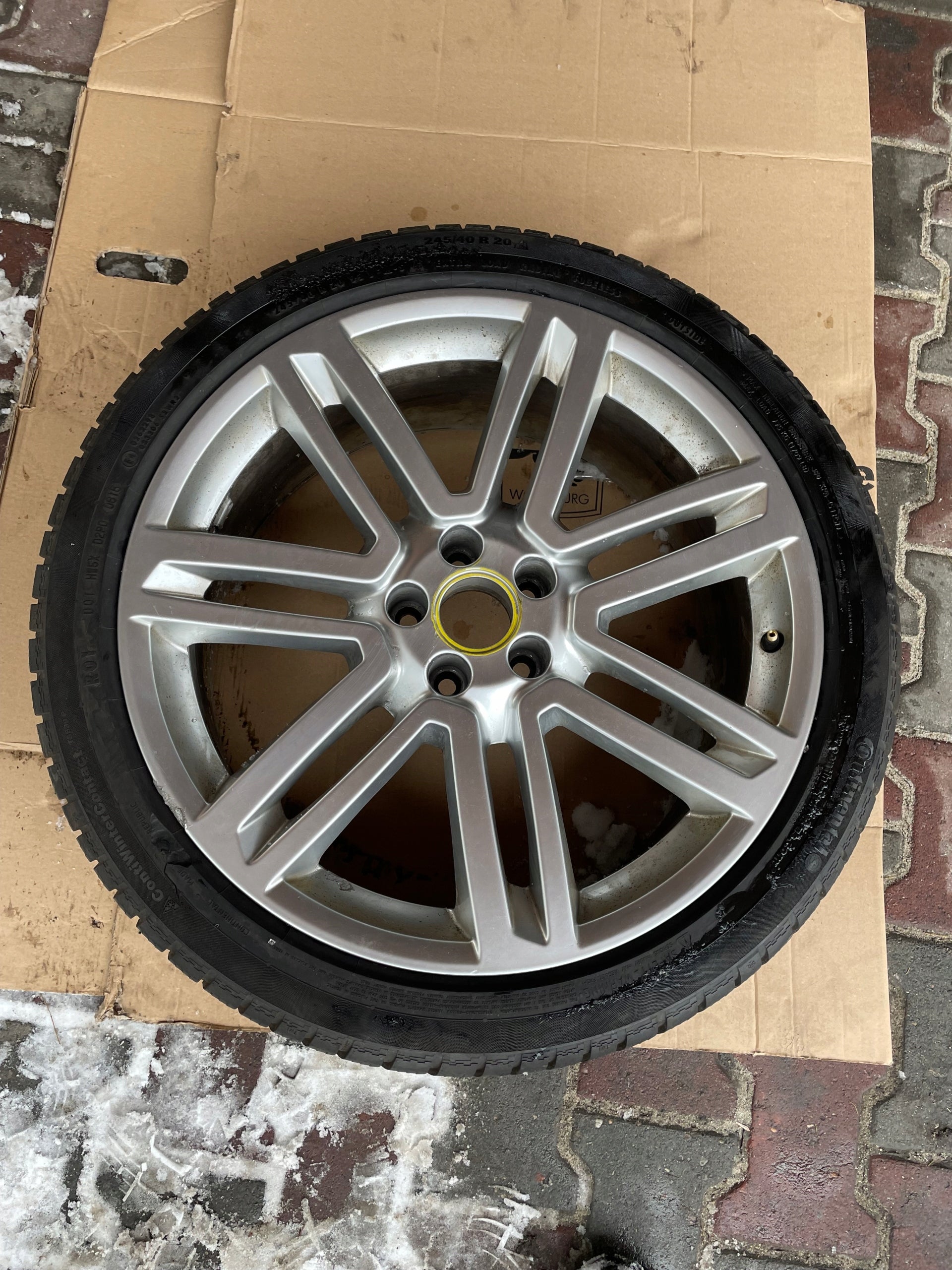  1x Alu Felge Audi A6 S6 Aluminum rim 20 Zoll 8.0J 5x112 25ET 4G0601025AS product image