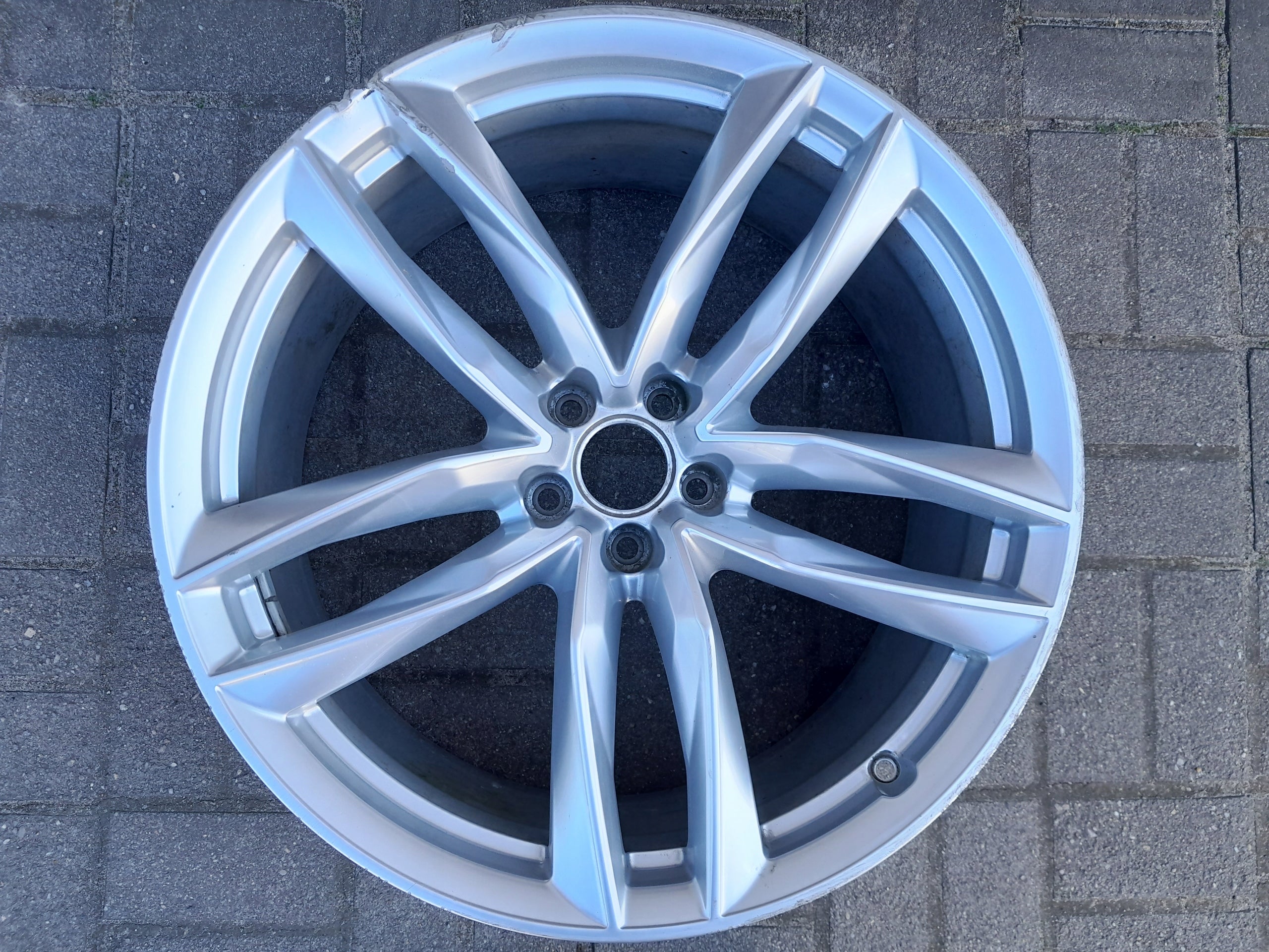 1x aluminum rim Audi A6 Aluminum rim 21 inch 9.5J 5x112 25ET 