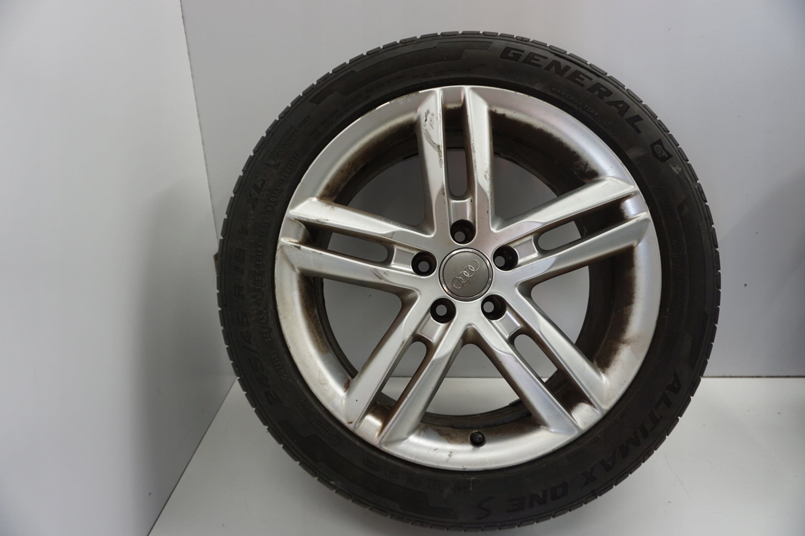  1x Alu Felge Audi A6 Aluminum rim 18 Zoll 8.0J 5x112 4G0601025BL product image