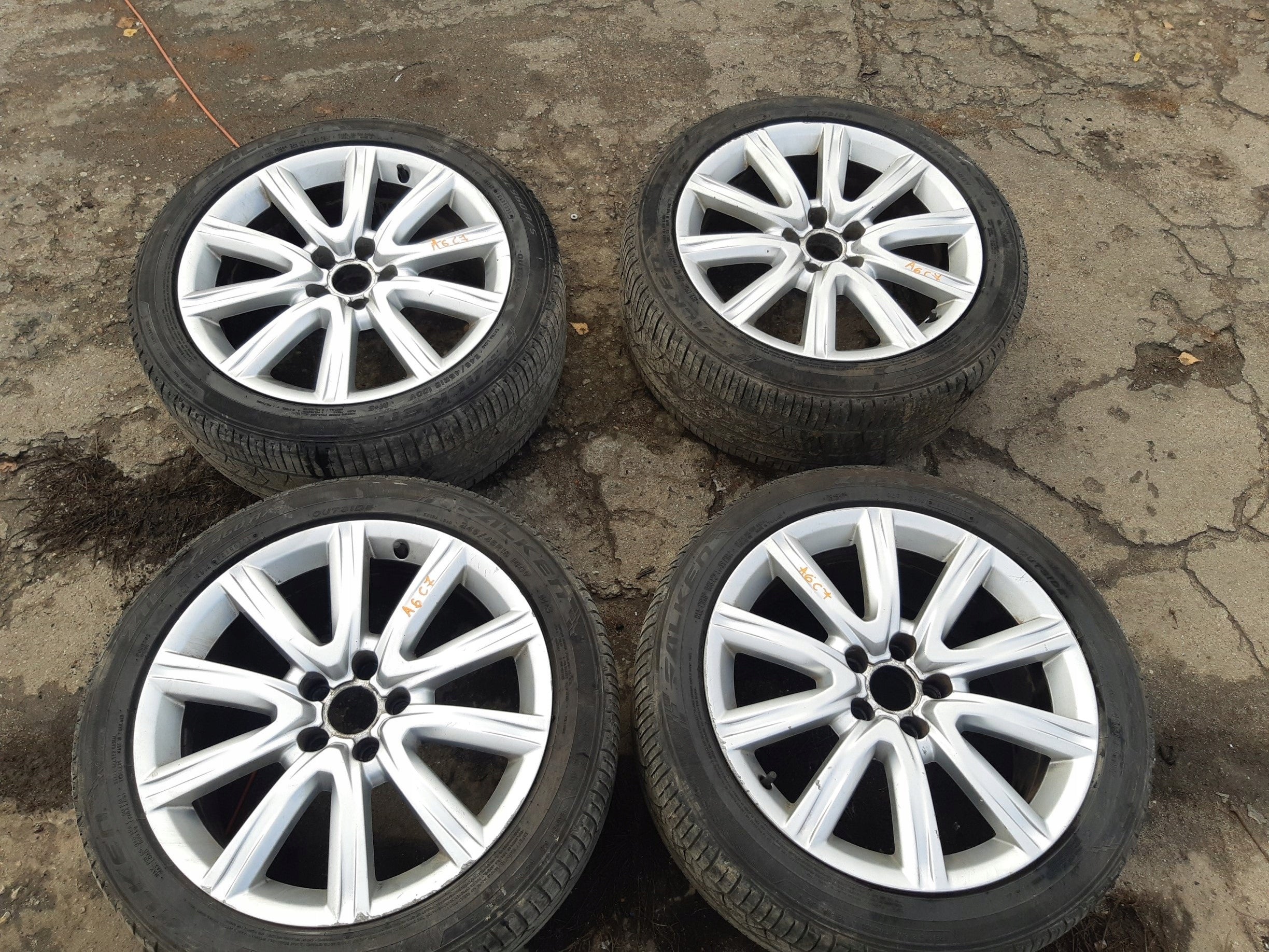  1x aluminum rim Audi A6 Aluminum rim 18 inch 8.0J 5x112 39ET 4G0601025AD  product image