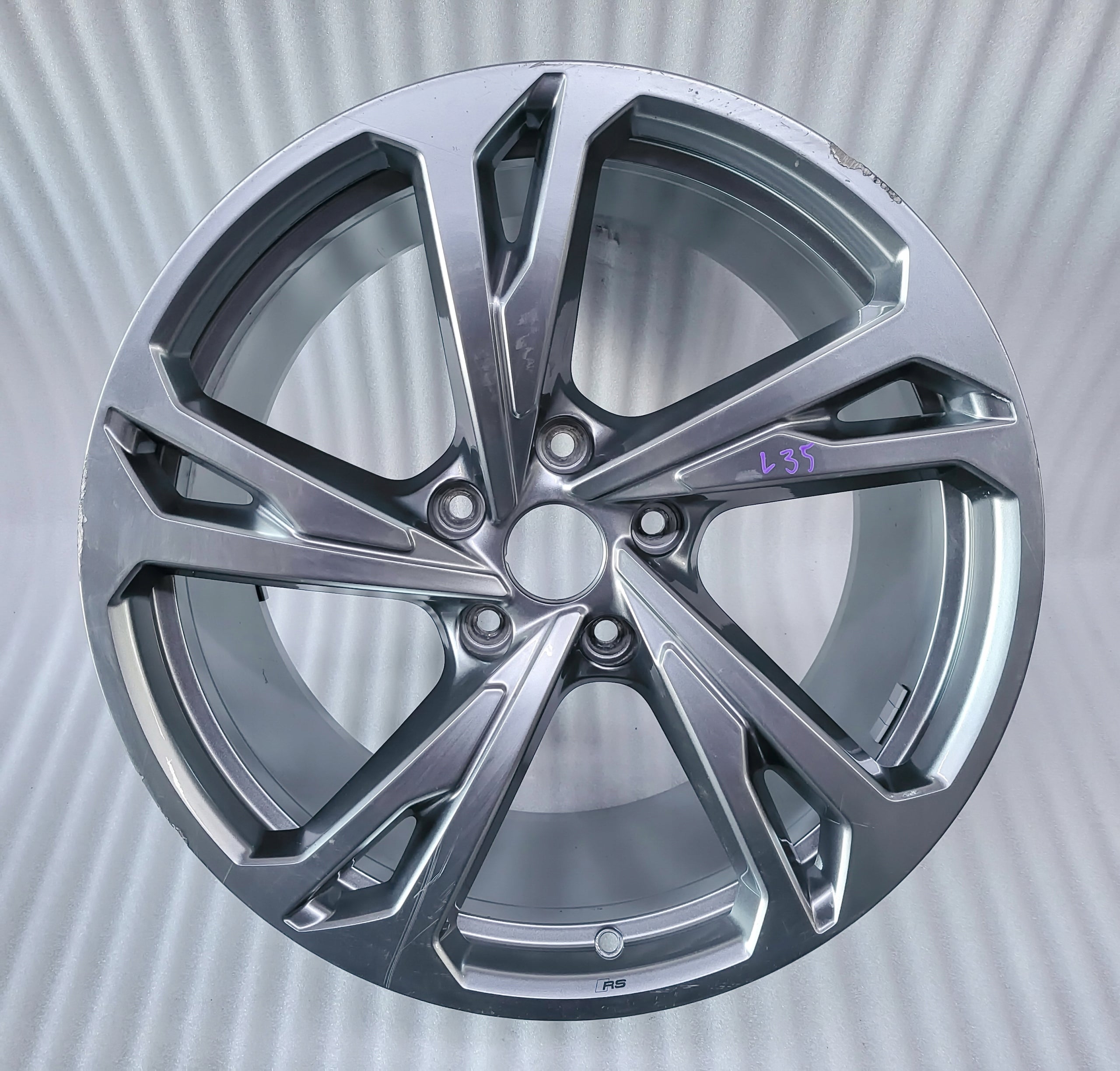 1x Alu Felge Audi A7 Aluminum rim 20 Zoll 11.0J 5x130 60ET 4J3601025AM