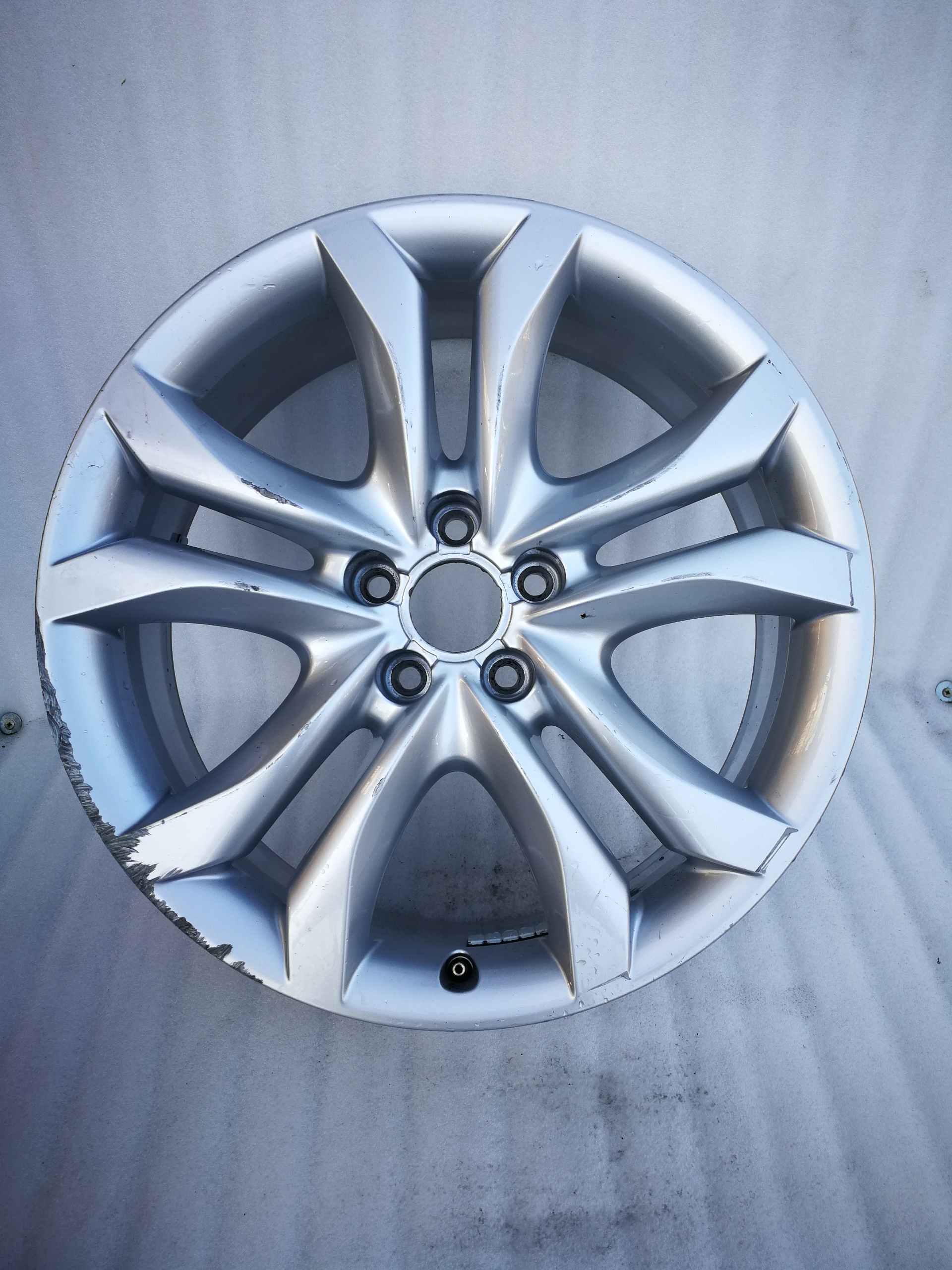  1x aluminum rim Audi Q5 aluminum rim 19 inch 7.0J 5x112 37ET 8R0601025ZA  product image