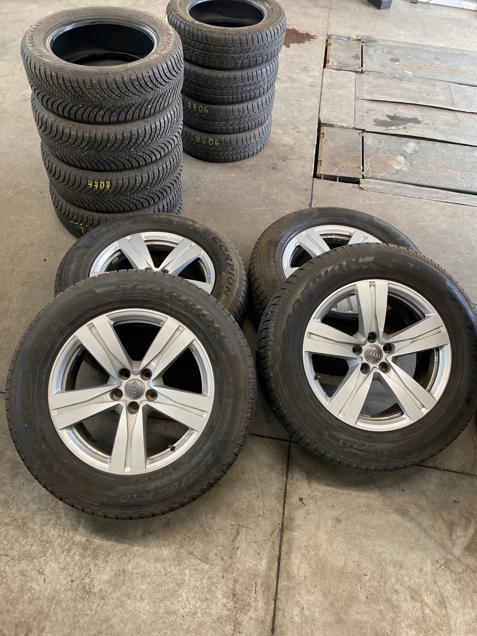 Alu Felge Audi Q7 Aluminum rim 18 Zoll 8.0J 5x112 25ET