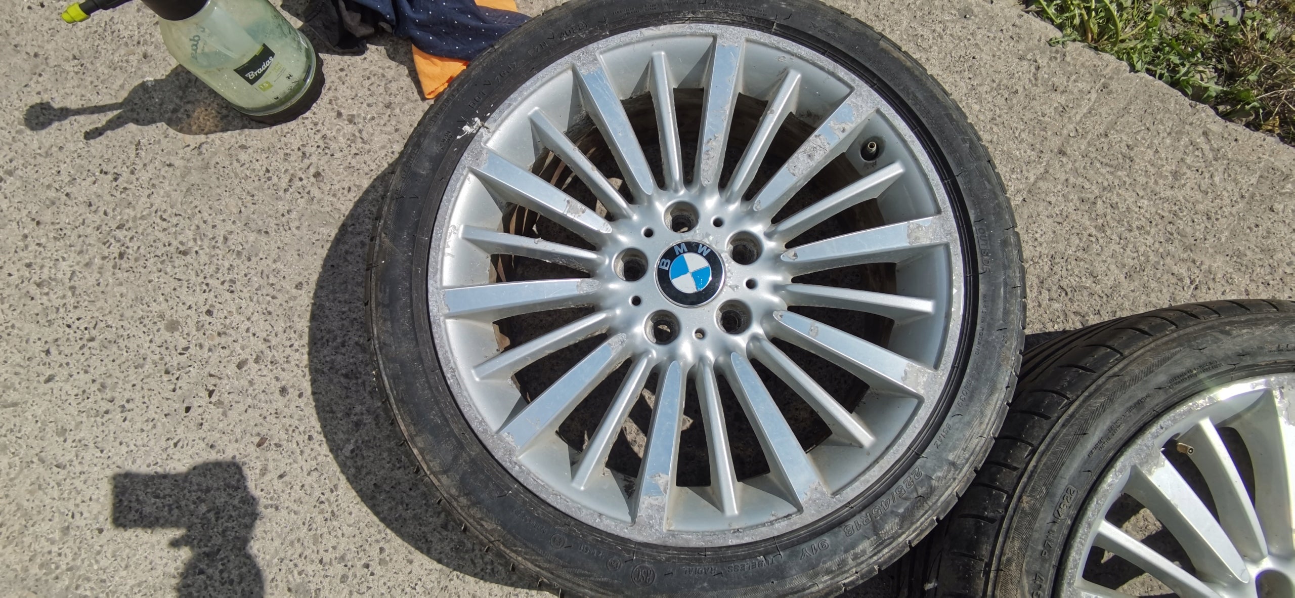 Alu Felge BMW F30 F30 F31 F31 X1 Aluminum rim 18 Zoll 8.0J 5x120 30ET 6796249