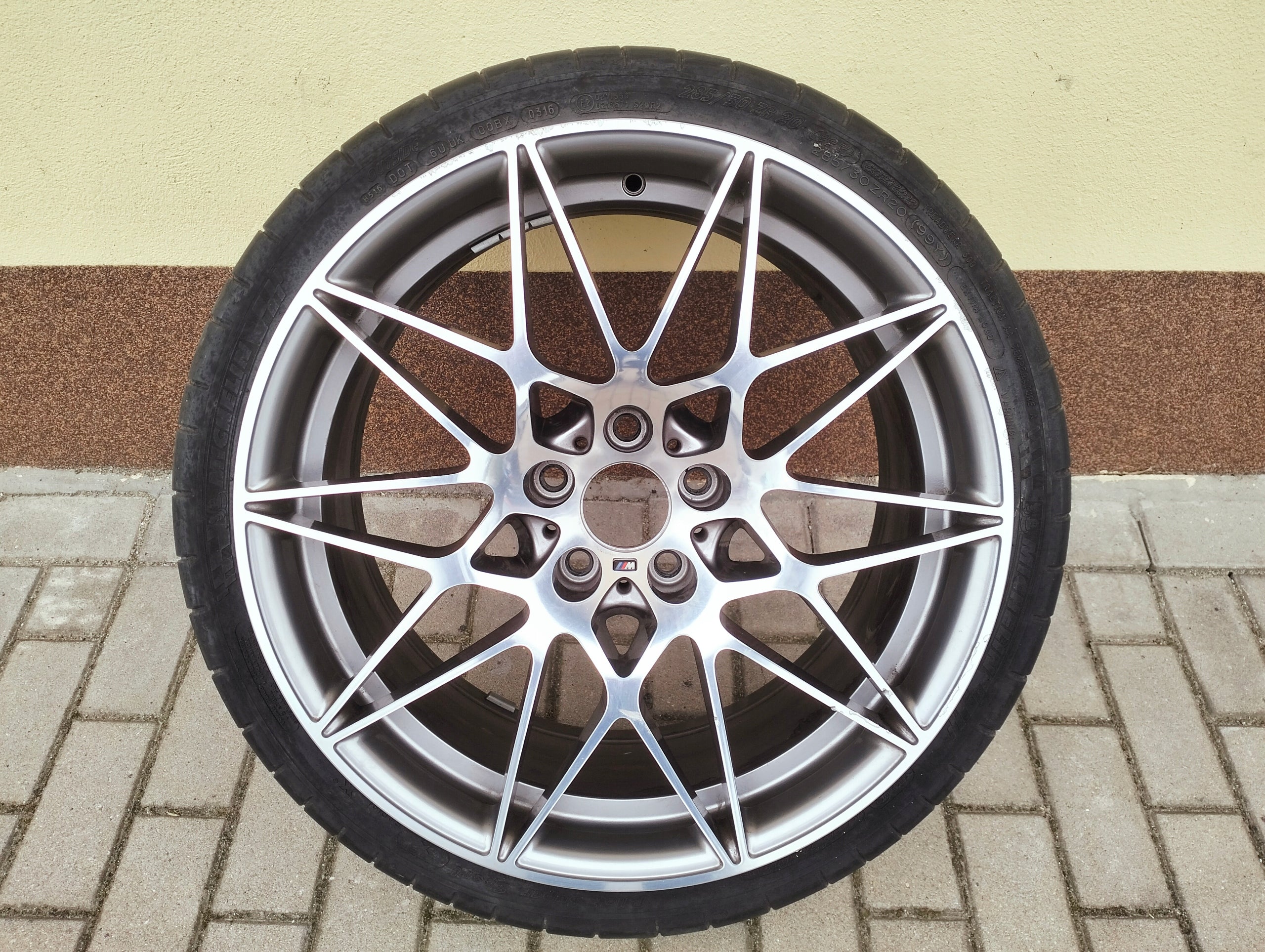 1x Alu Felge BMW M3 X1 M4 F80 F82 X2 Aluminum rim 20 Zoll 10.0J 5x120 40ET