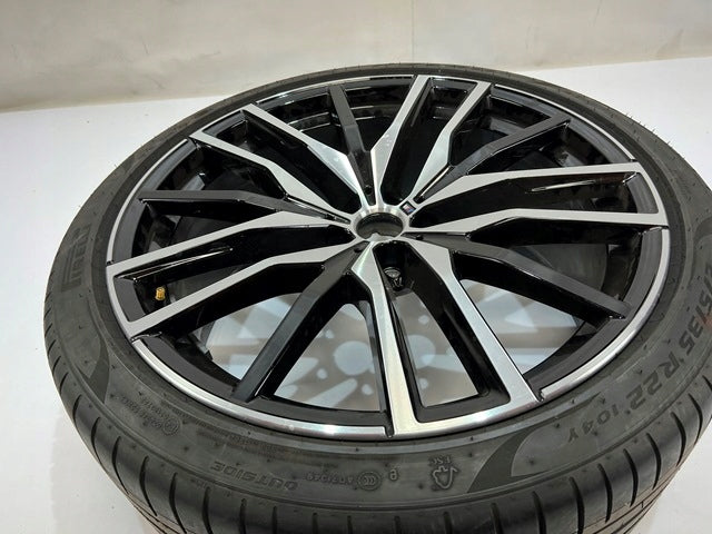 1x Alu Felge BMW X5 G05 X6 X1 Aluminum rim 22 Zoll 9.5J 5x112