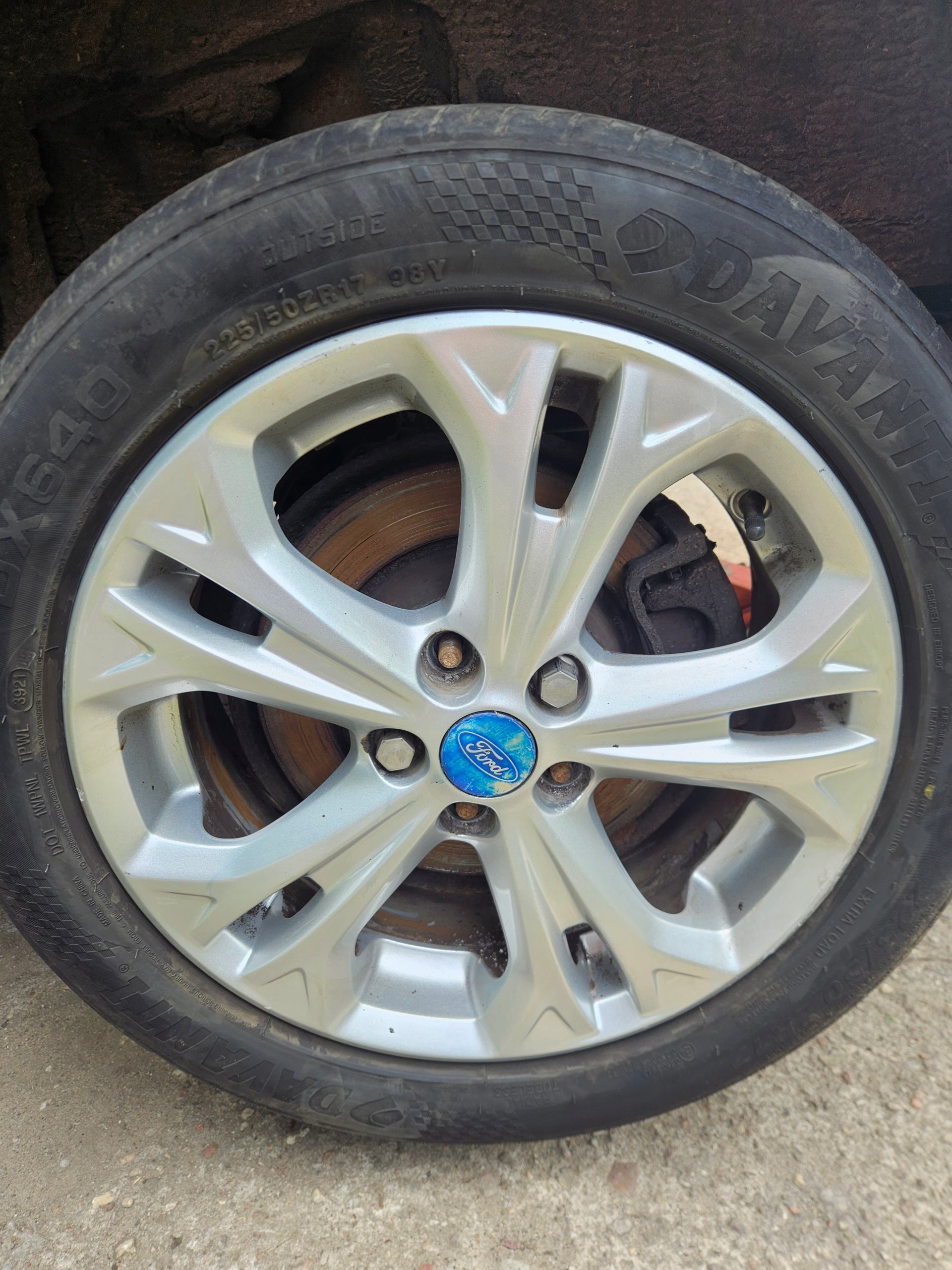 Alu Felge Ford Focus Kuga Mondeo Galaxy Aluminum rim 17 Zoll 5x108