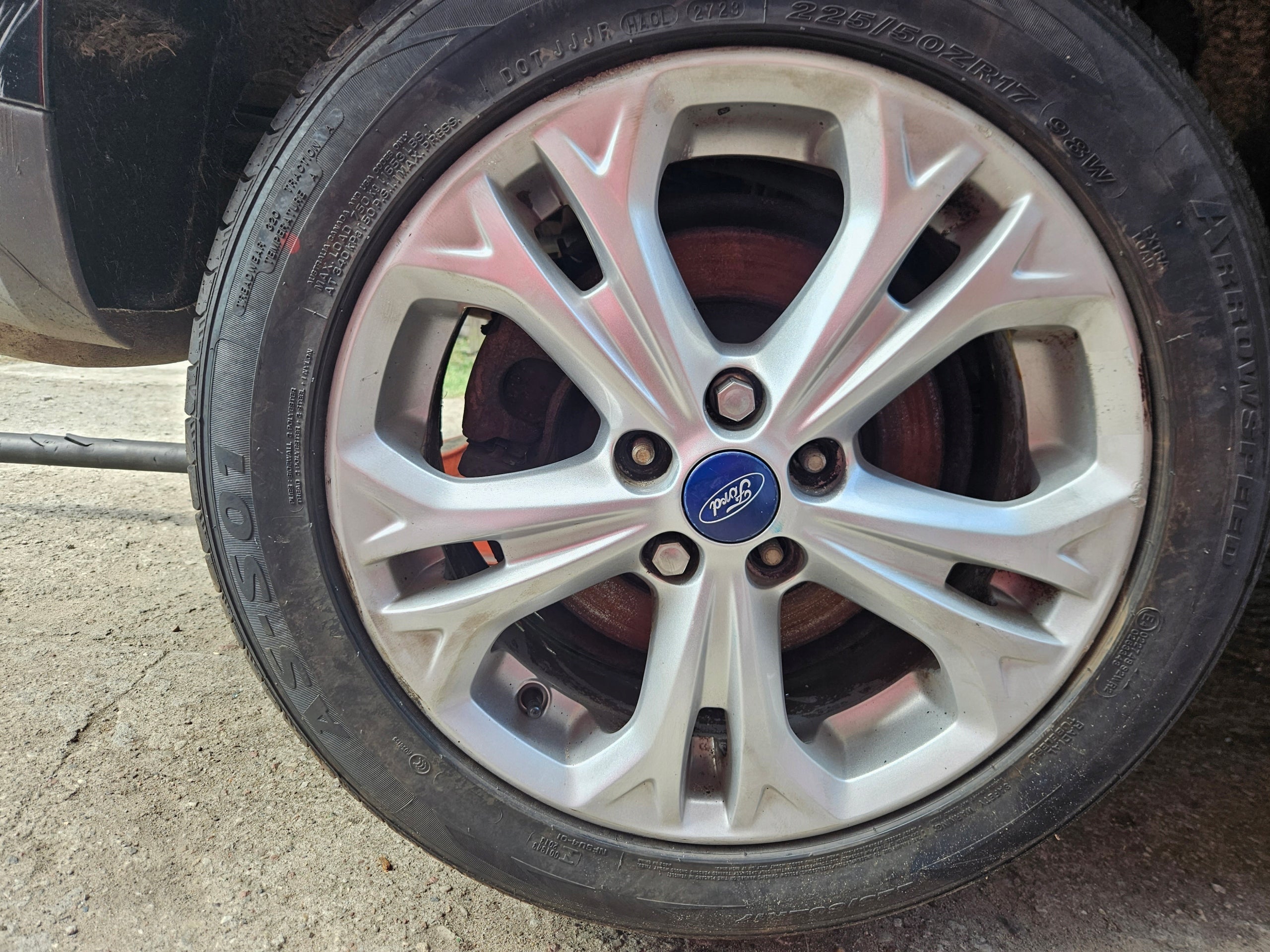 Alu Felge Ford Focus Kuga Mondeo Galaxy Aluminum rim 17 Zoll 5x108