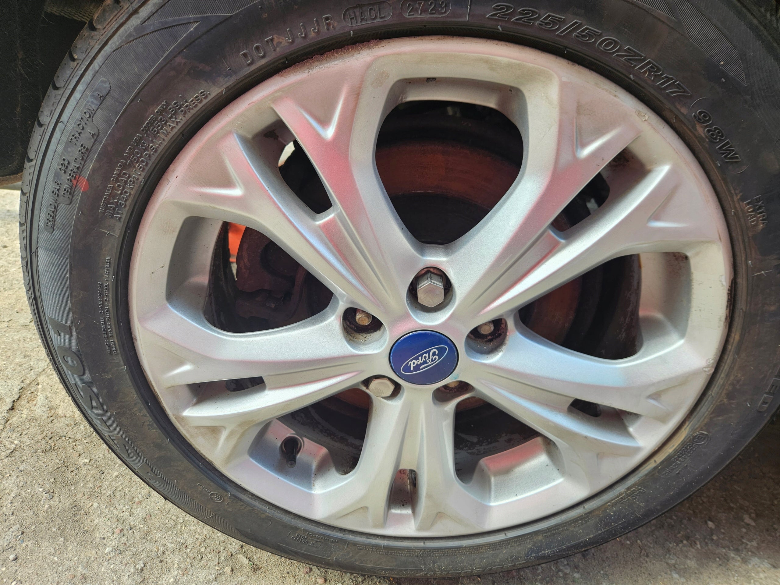 Alu Felge Ford Focus Kuga Mondeo Galaxy Aluminum rim 17 Zoll 5x108