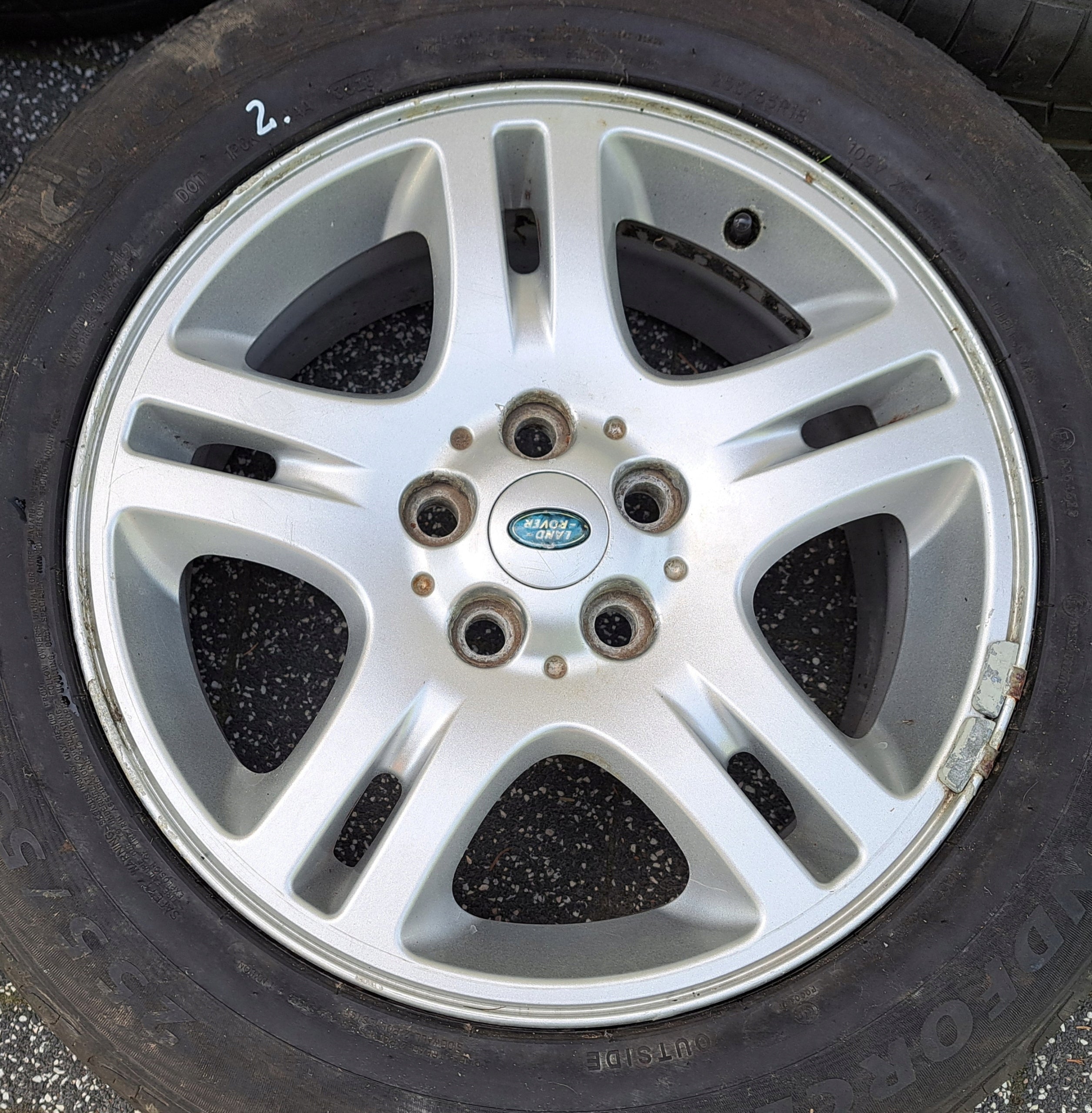 Alu Felge Land Rover Rover Range Rover Aluminum rim 18 Zoll 8.0J 5x120