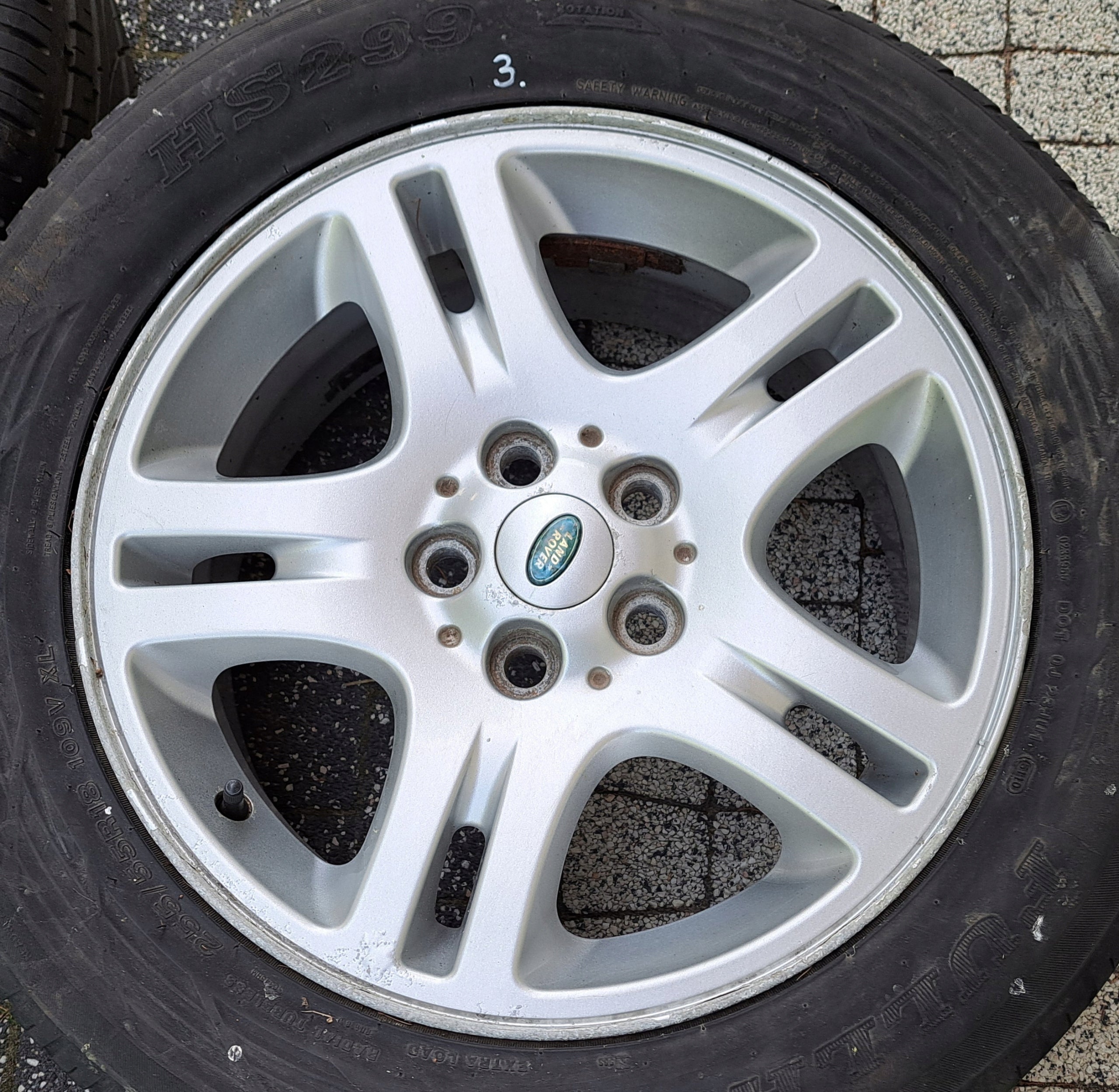 Alu Felge Land Rover Rover Range Rover Aluminum rim 18 Zoll 8.0J 5x120