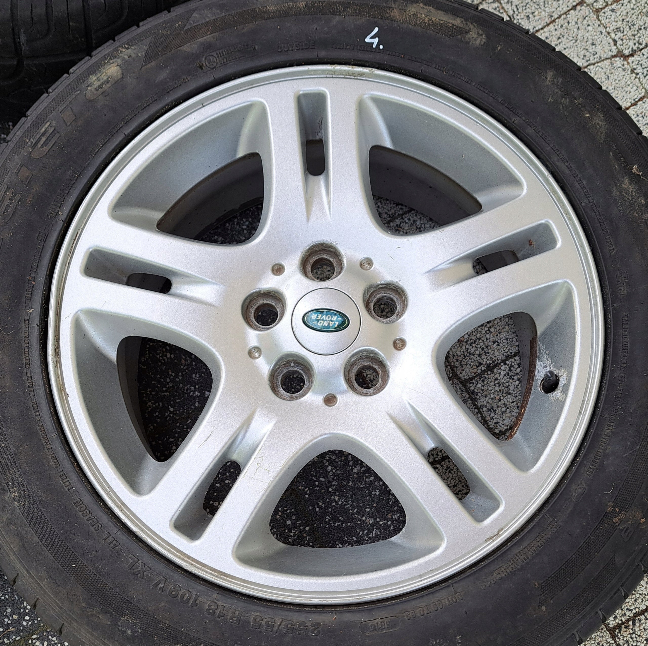 Alu Felge Land Rover Rover Range Rover Aluminum rim 18 Zoll 8.0J 5x120