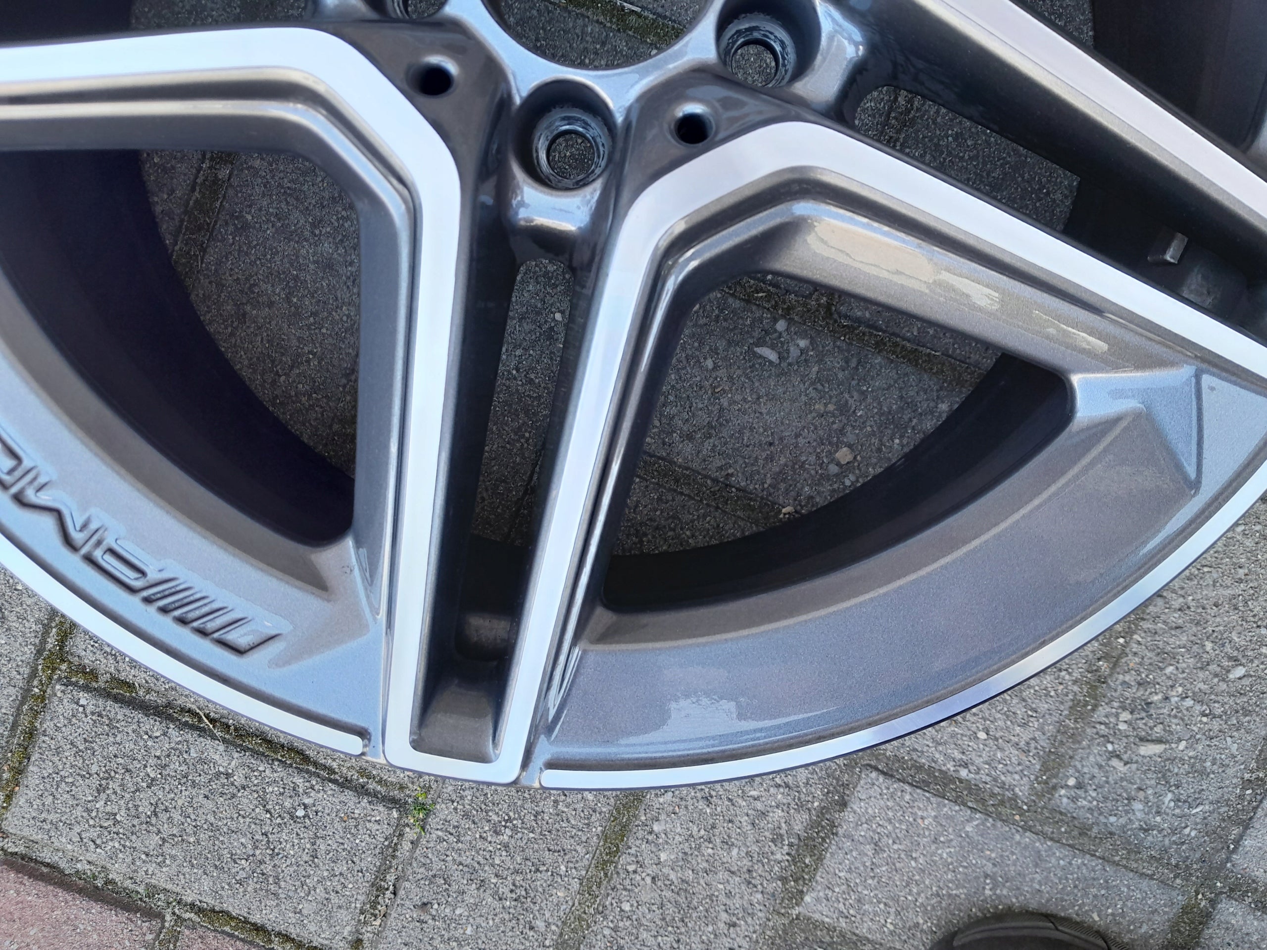 1x Alu Felge Mercedes-Benz 205 W205 Aluminum rim 18 Zoll 7.5J 5x112 44ET