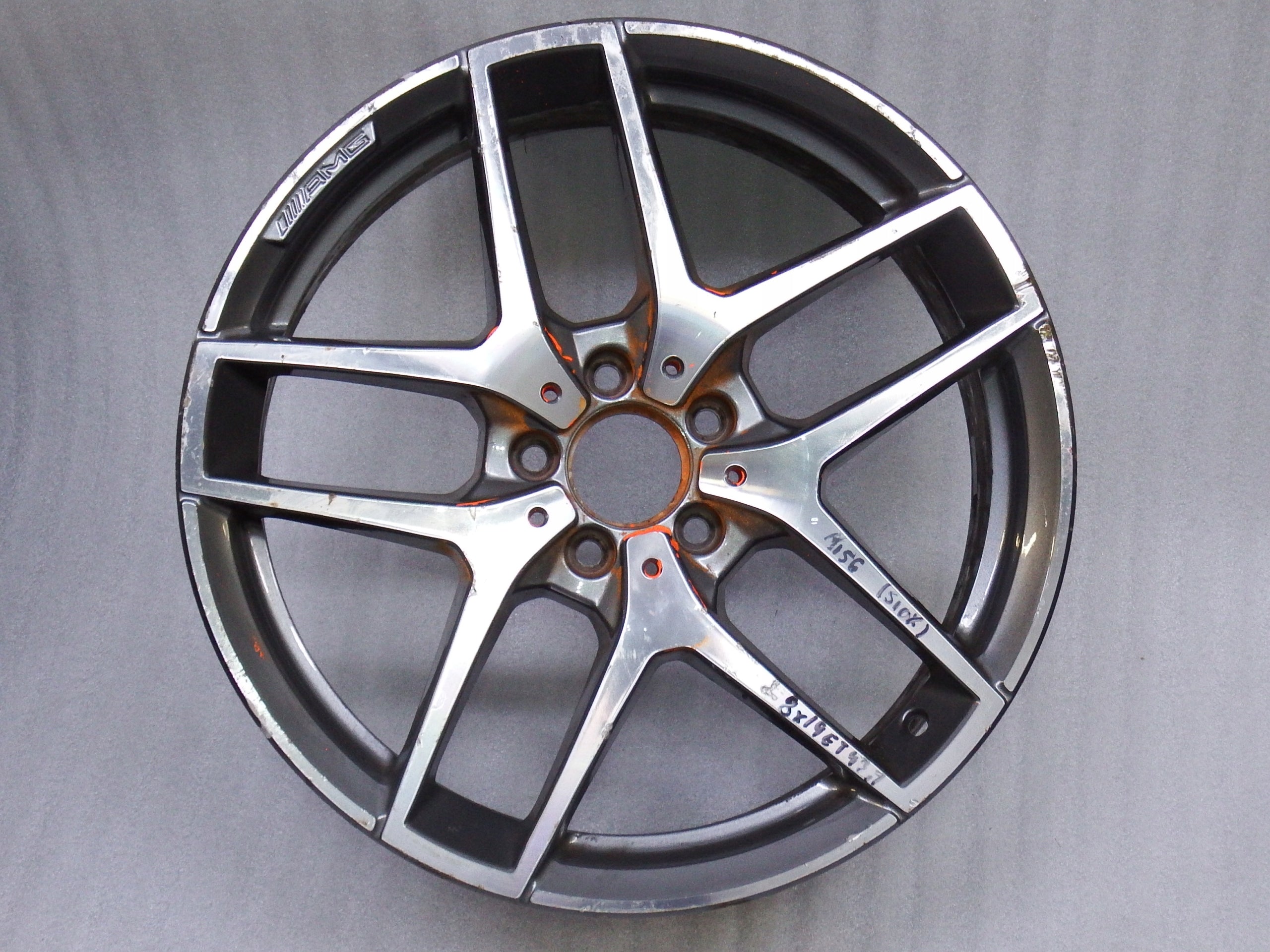 1x aluminum rim Mercedes-Benz W156 Aluminum rim 19 inch 8.0J 5x112 43ET 