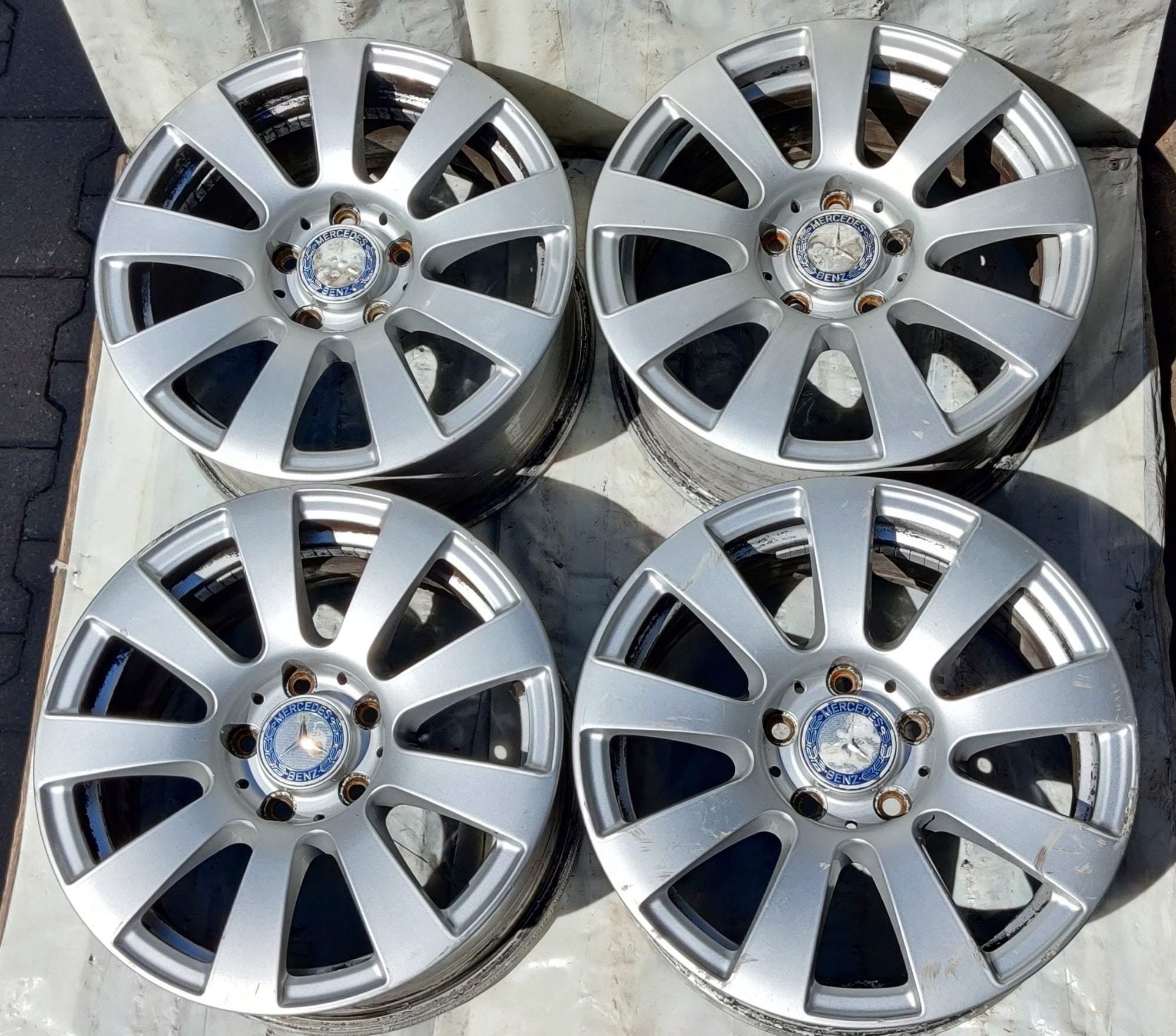 Aluminium rim Mercedes-Benz W119 Aluminum rim 16 inch 7.5J 5x112 45,5ET 