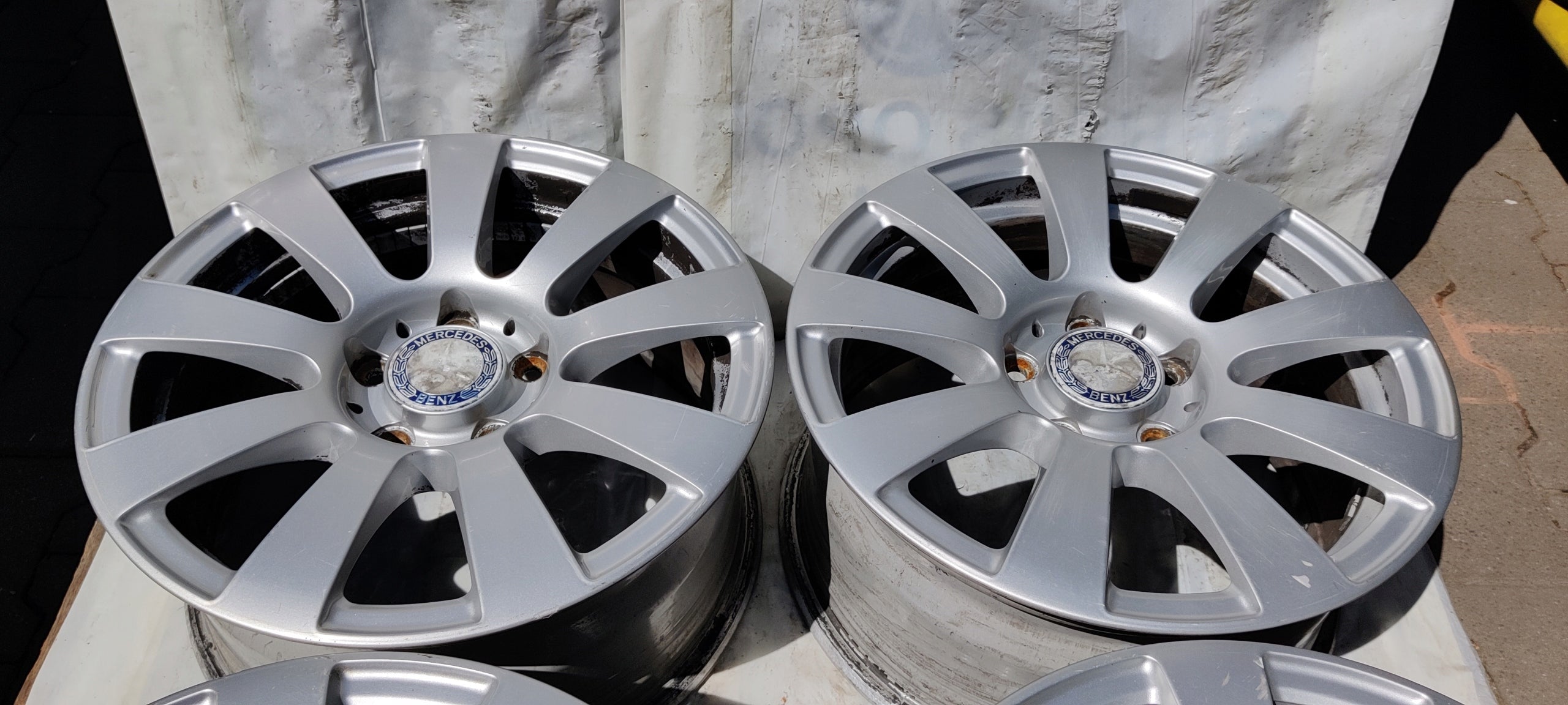 Alu Felge Mercedes-Benz W119 Aluminum rim 16 Zoll 7.5J 5x112 45,5ET