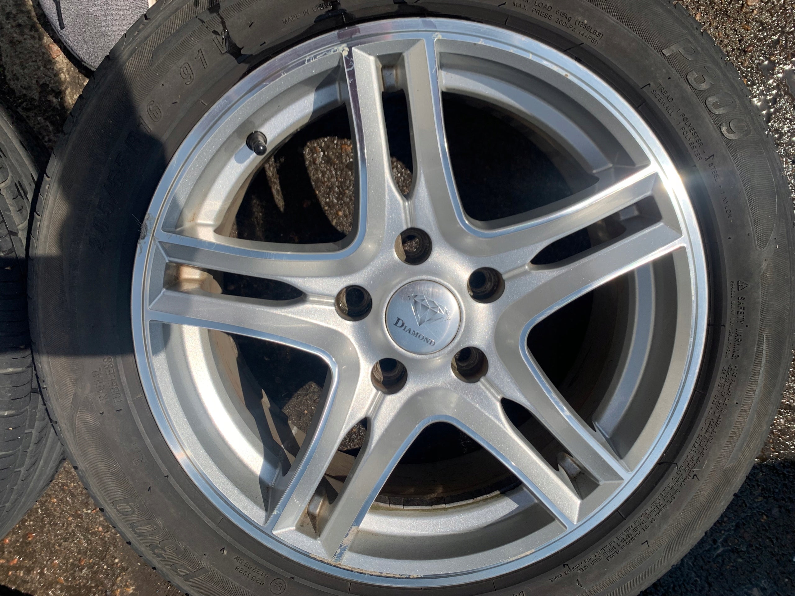 1x Alu Felge Mercedes-Benz W169 Aluminum rim 16 Zoll 5x112