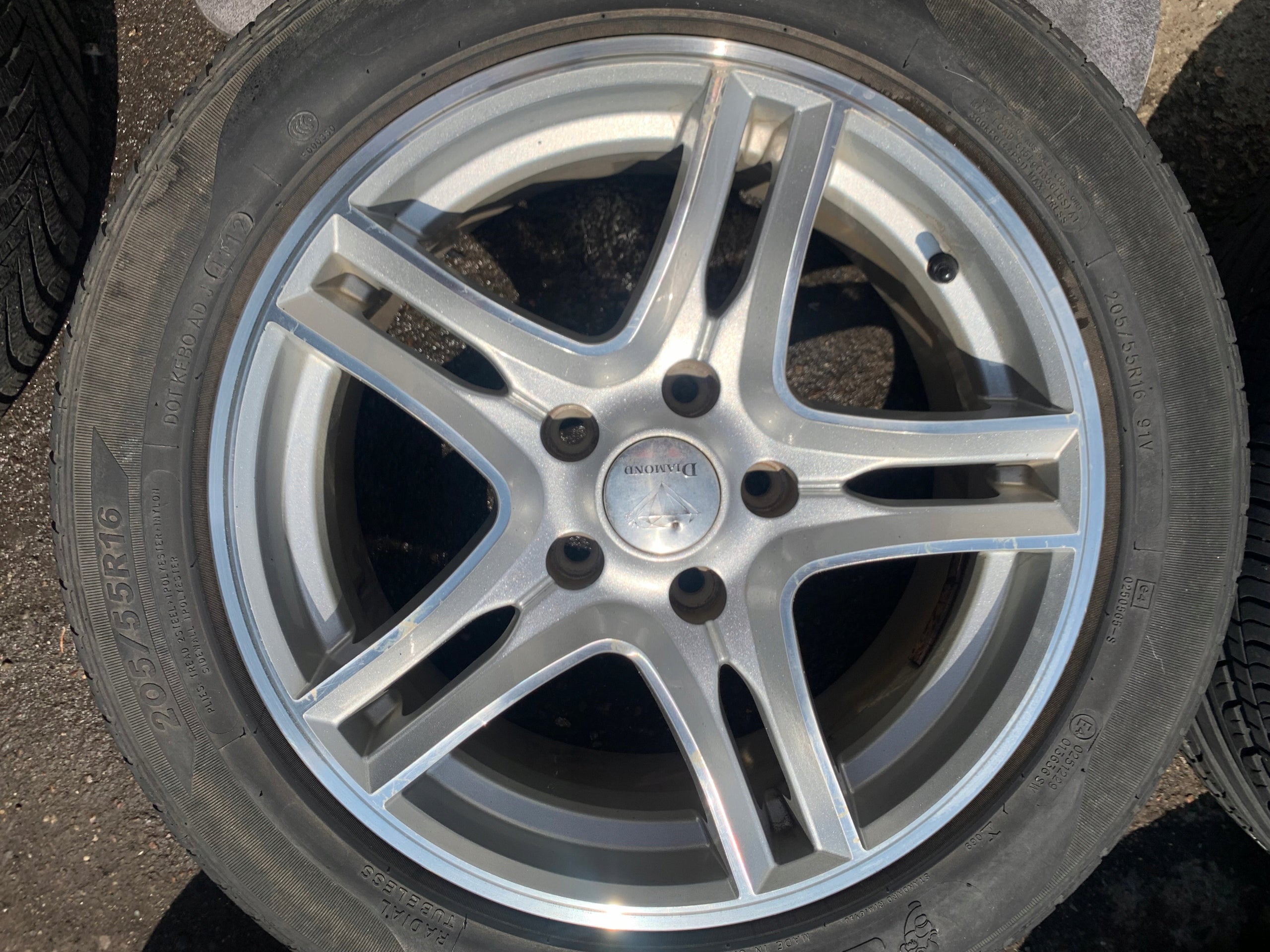 1x Alu Felge Mercedes-Benz W169 Aluminum rim 16 Zoll 5x112