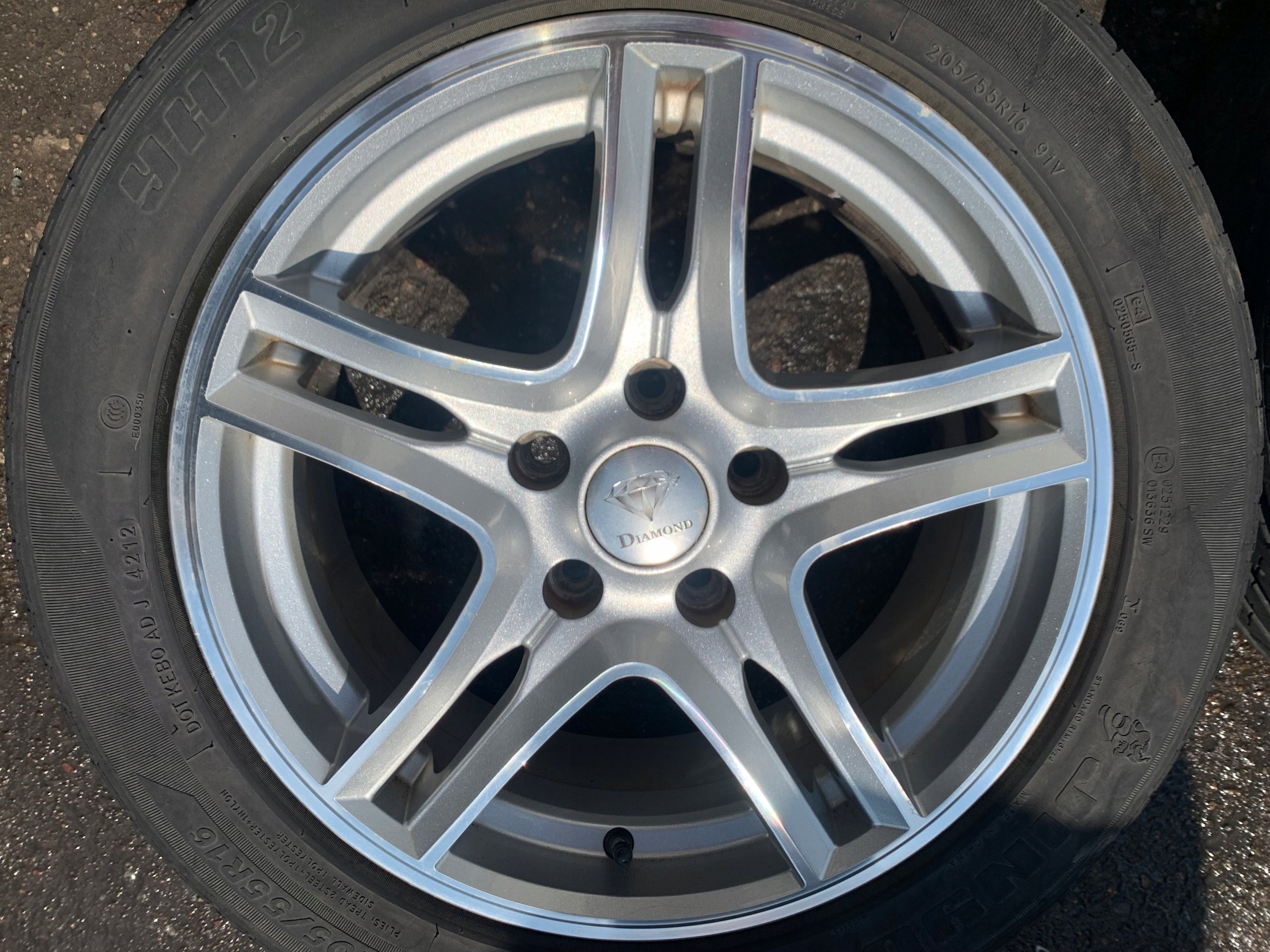 1x Alu Felge Mercedes-Benz W169 Aluminum rim 16 Zoll 5x112