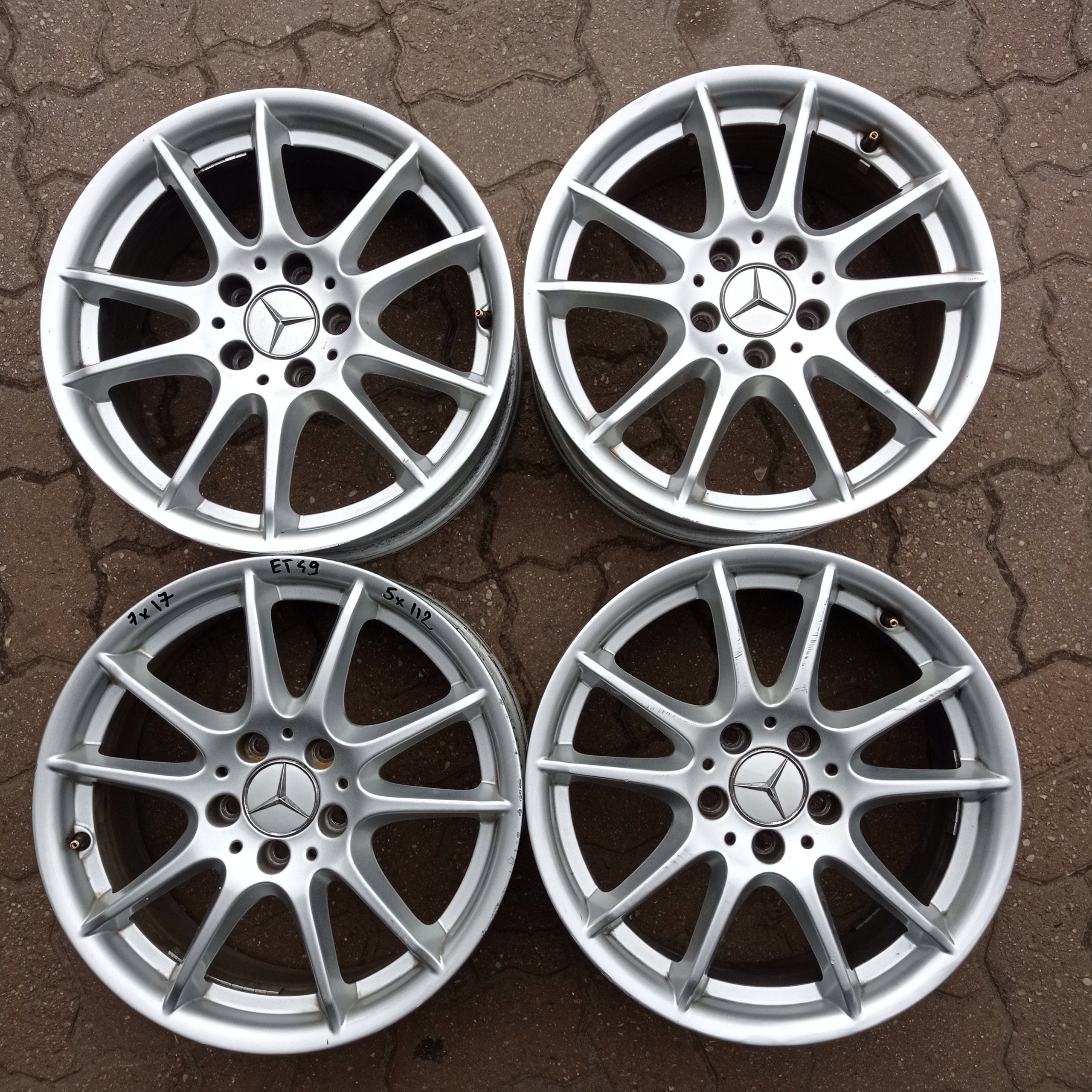 Aluminium rim Mercedes-Benz W169 Aluminum rim 17 inch 7.0J 5x112 48ET 