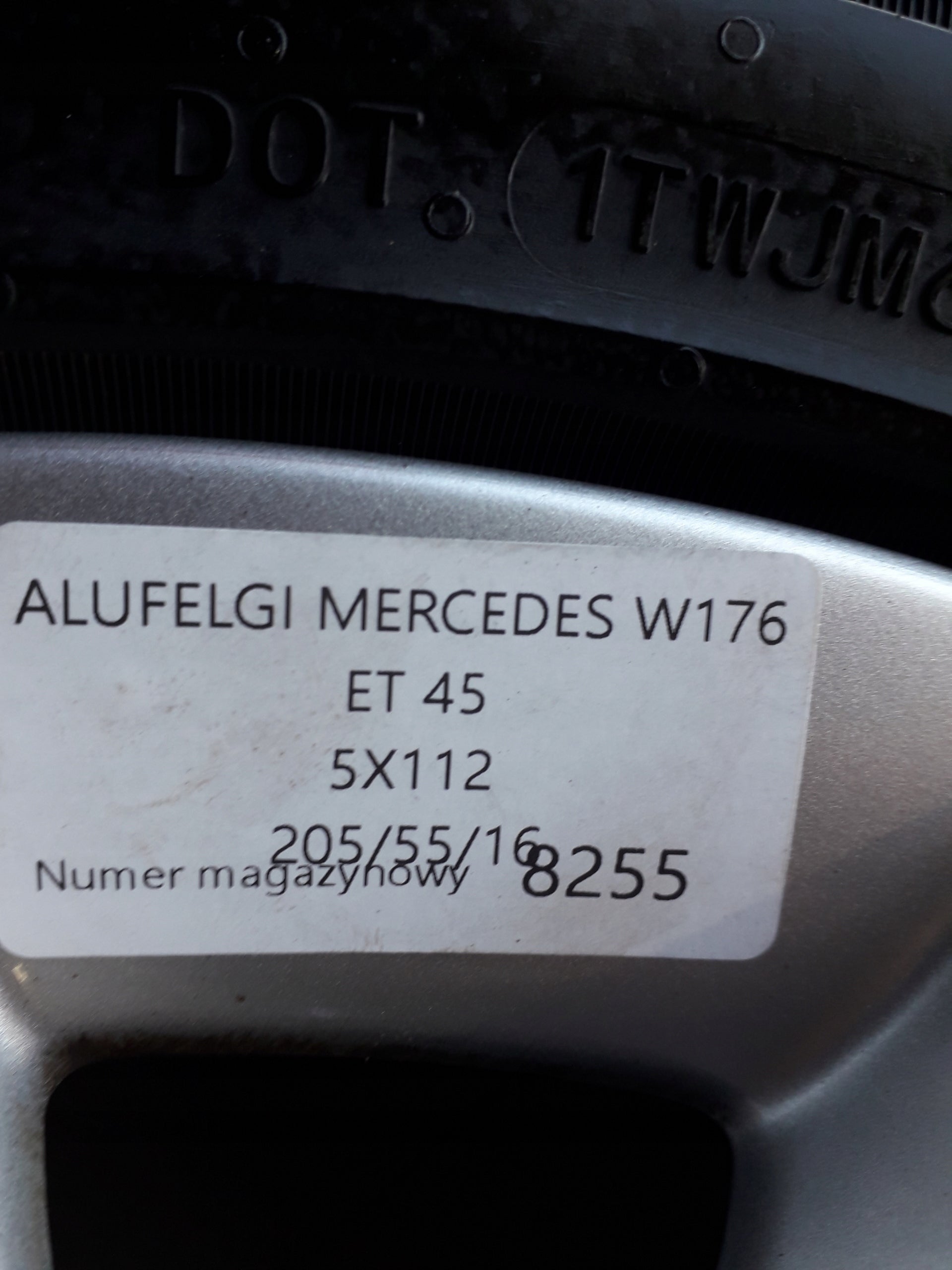 Alu Felge Mercedes-Benz W176 Aluminum rim 16 Zoll 7.0J 5x112 37ET