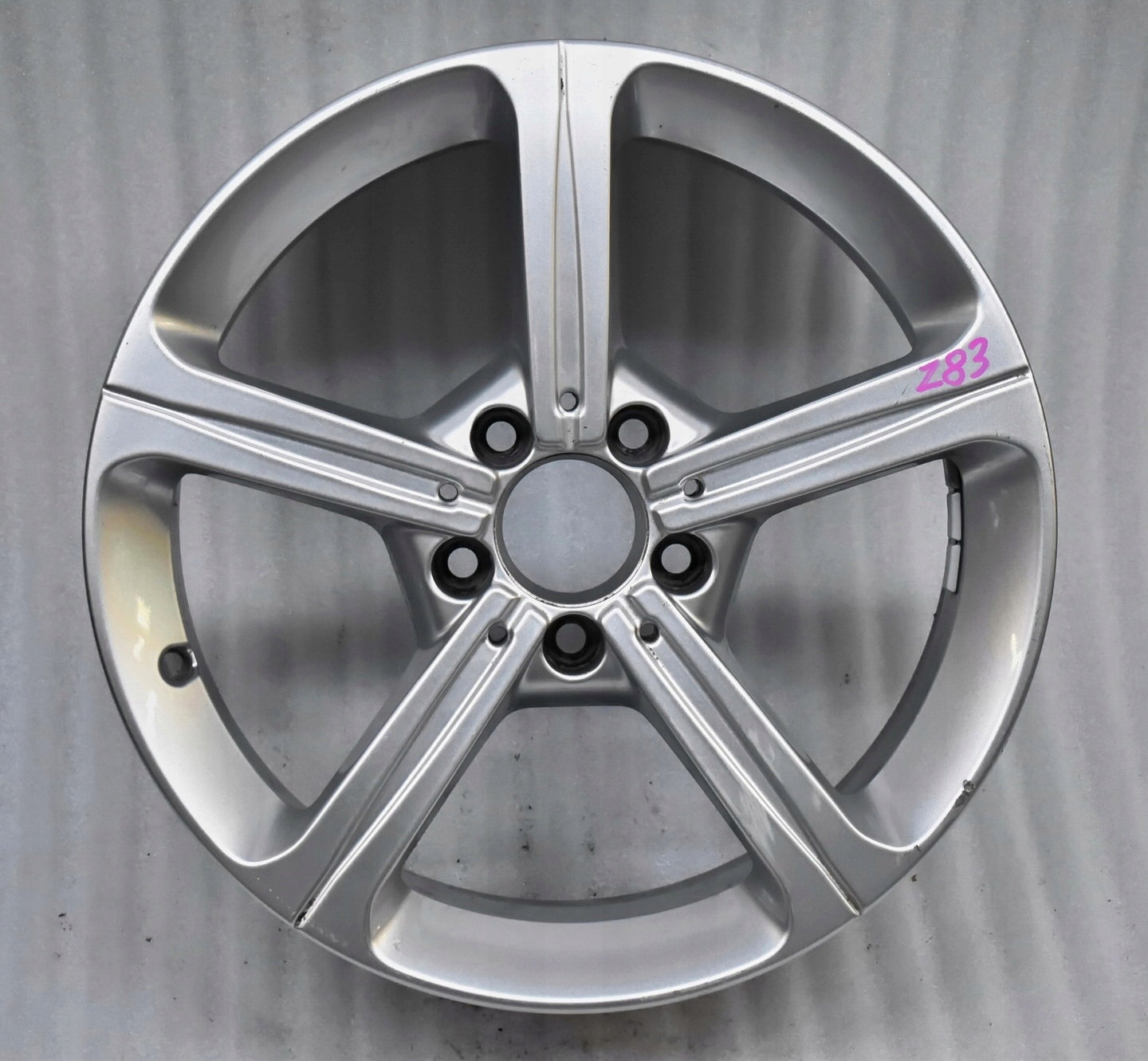 1x Alu Felge Mercedes-Benz W177 Aluminum rim 17 Zoll 6.5J 5x112 44ET A1774011200