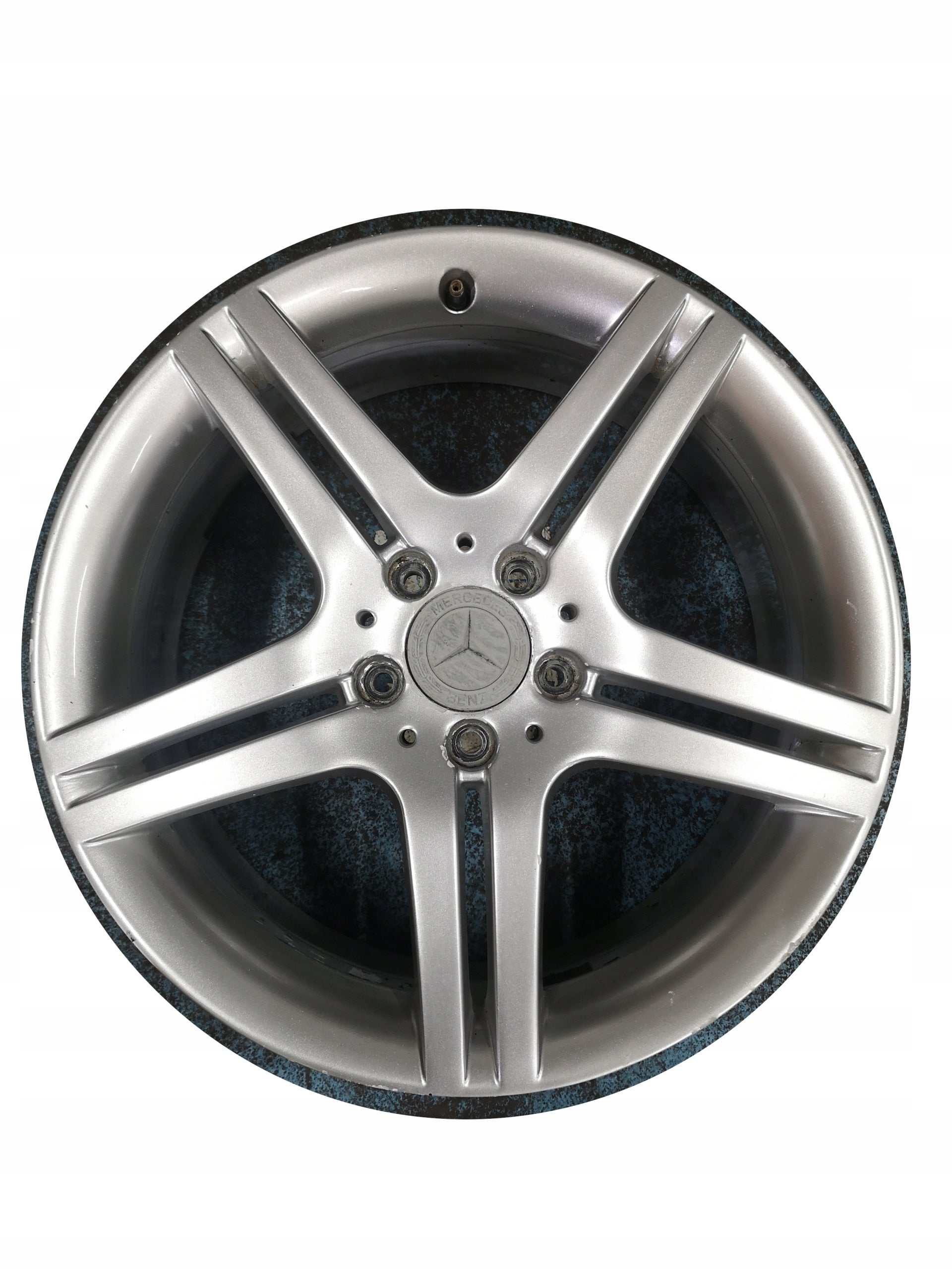 1x Alu Felge Mercedes-Benz W199 Aluminum rim 18 Zoll 7.5J 5x112 36ET A2034015502